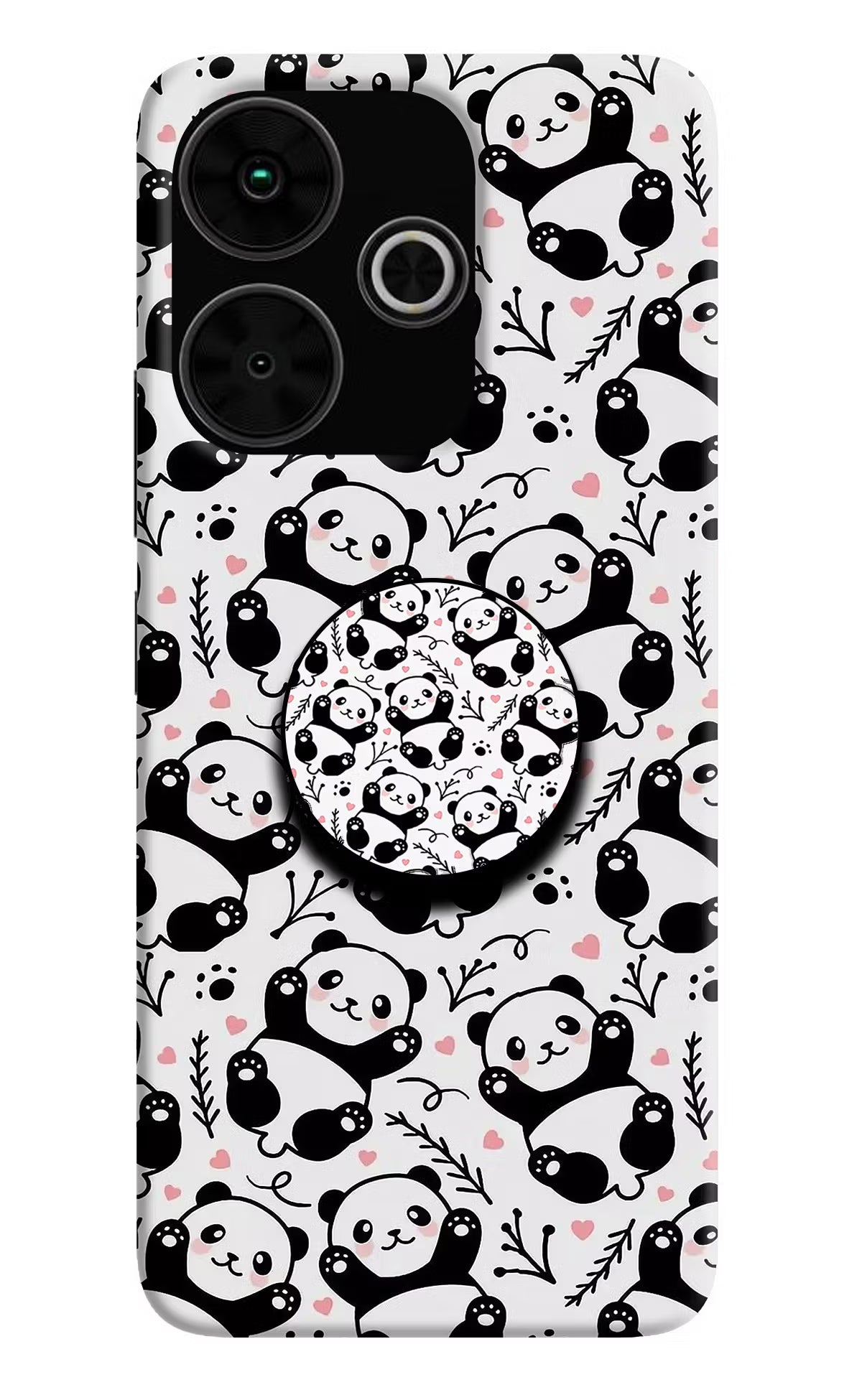 Cute Panda Poco M6 Plus 5G Pop Case - Cute Panda Poco M6 Plus 5G Pop Case Cute Panda Poco M6 Plus 5G Pop Case