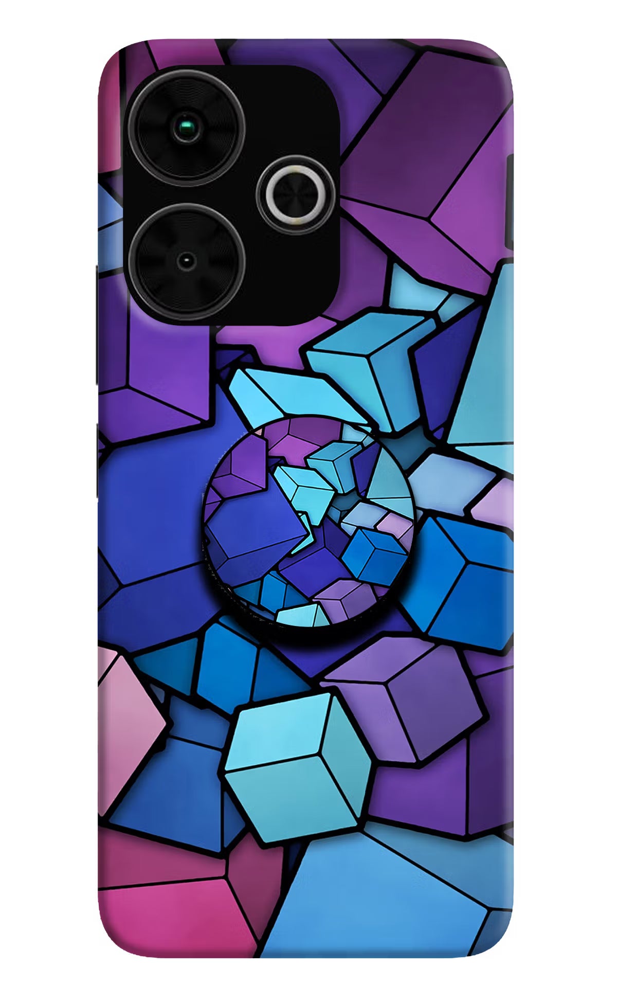 Cubic Abstract Poco M6 Plus 5G Pop Case - Cubic Abstract Poco M6 Plus 5G Pop Case Cubic Abstract Poco M6 Plus 5G Pop Case