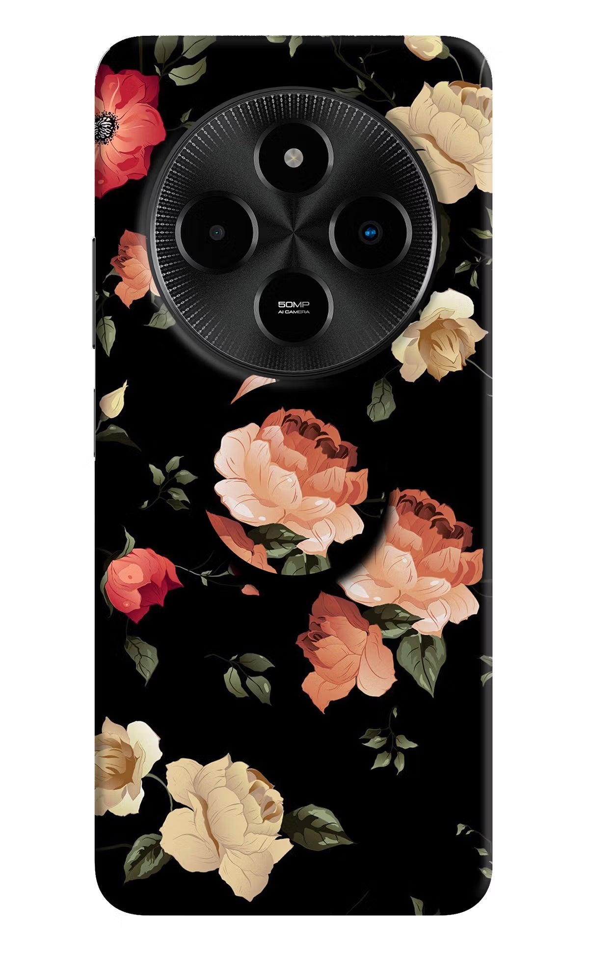 Flowers Poco M7 5G Pop Case - Flowers Poco M7 5G Pop Case Flowers Poco M7 5G Pop Case