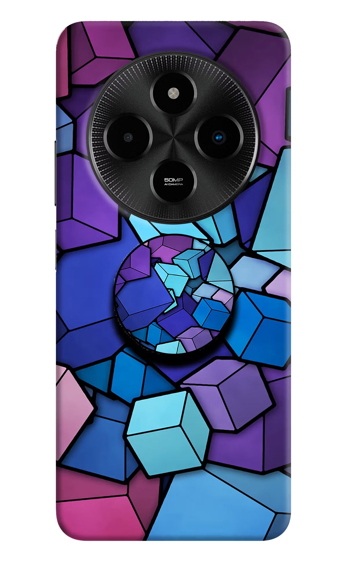 Cubic Abstract Poco M7 5G Pop Case - Cubic Abstract Poco M7 5G Pop Case Cubic Abstract Poco M7 5G Pop Case