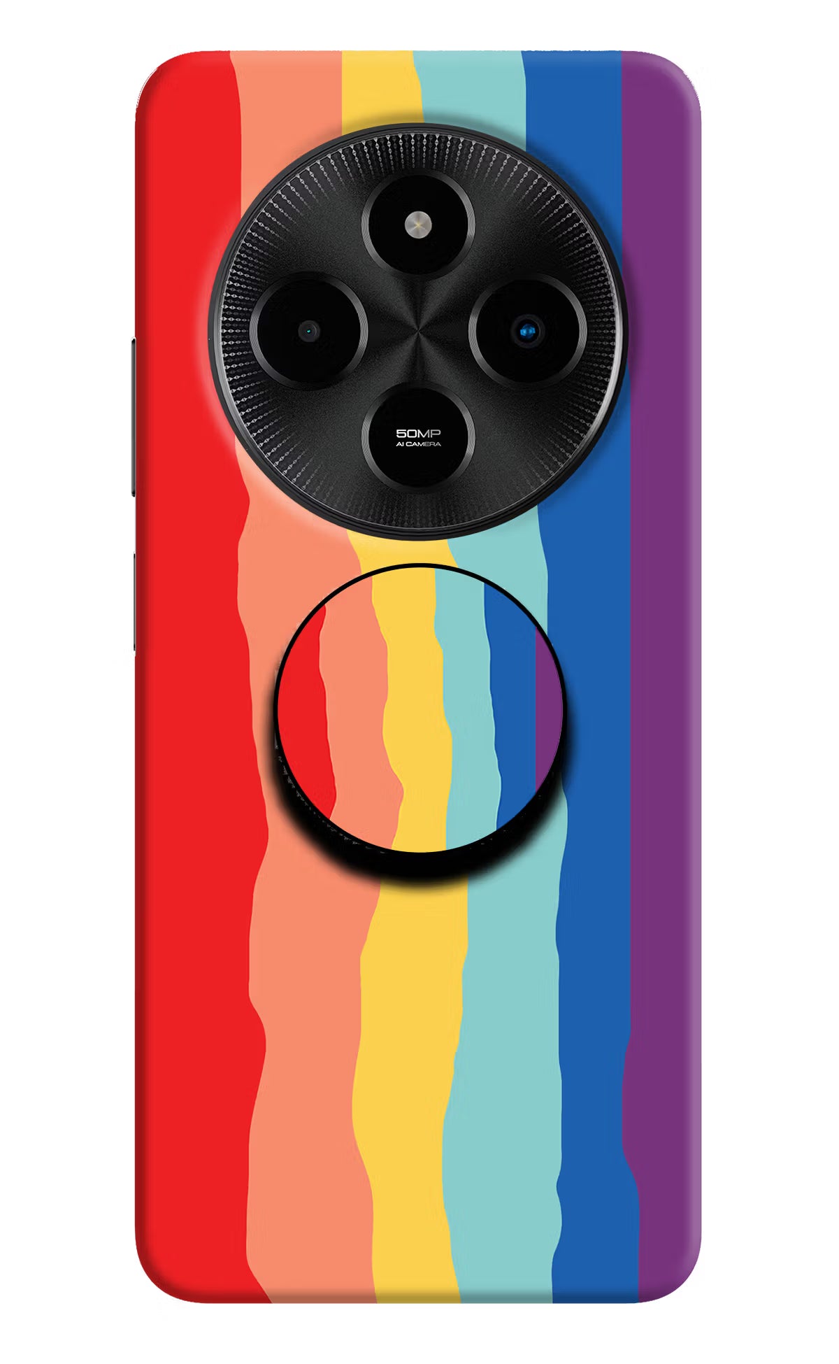 Rainbow Poco M7 5G Pop Case - Rainbow Poco M7 5G Pop Case Rainbow Poco M7 5G Pop Case