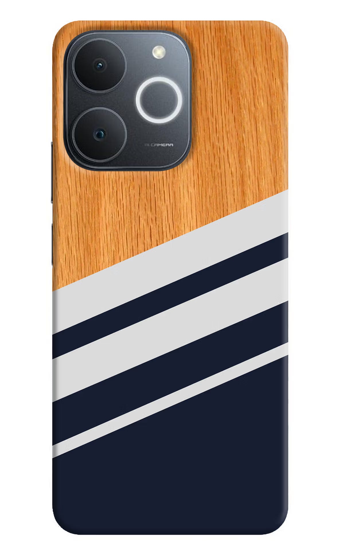 Blue and white wooden Realme Narzo 80 Lite 5G Back Cover - Blue and white wooden Realme Narzo 80 Lite 5G Back Cover Blue and white wooden Realme Narzo 80 Lite 5G Back Cover