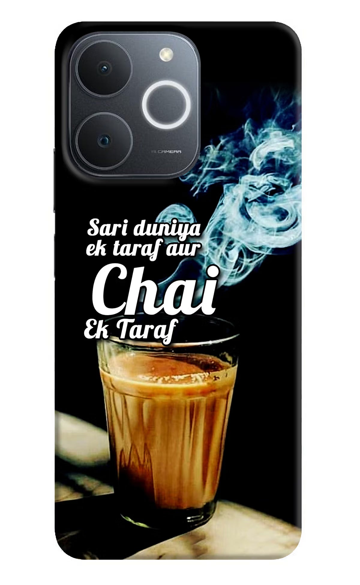 Chai Ek Taraf Quote Realme Narzo 80 Lite 5G Back Cover - Chai Ek Taraf Quote Realme Narzo 80 Lite 5G Back Cover Chai Ek Taraf Quote Realme Narzo 80 Lite 5G Back Cover