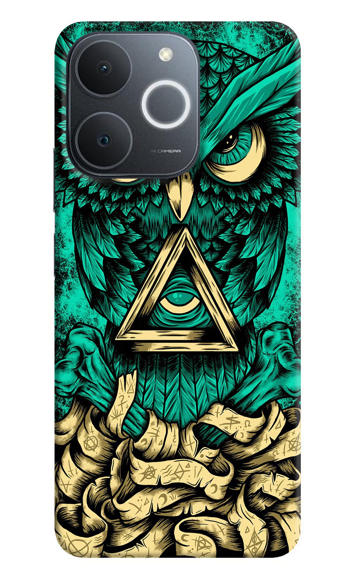 Green Owl Realme Narzo 80 Lite 5G Back Cover - Green Owl Realme Narzo 80 Lite 5G Back Cover Green Owl Realme Narzo 80 Lite 5G Back Cover