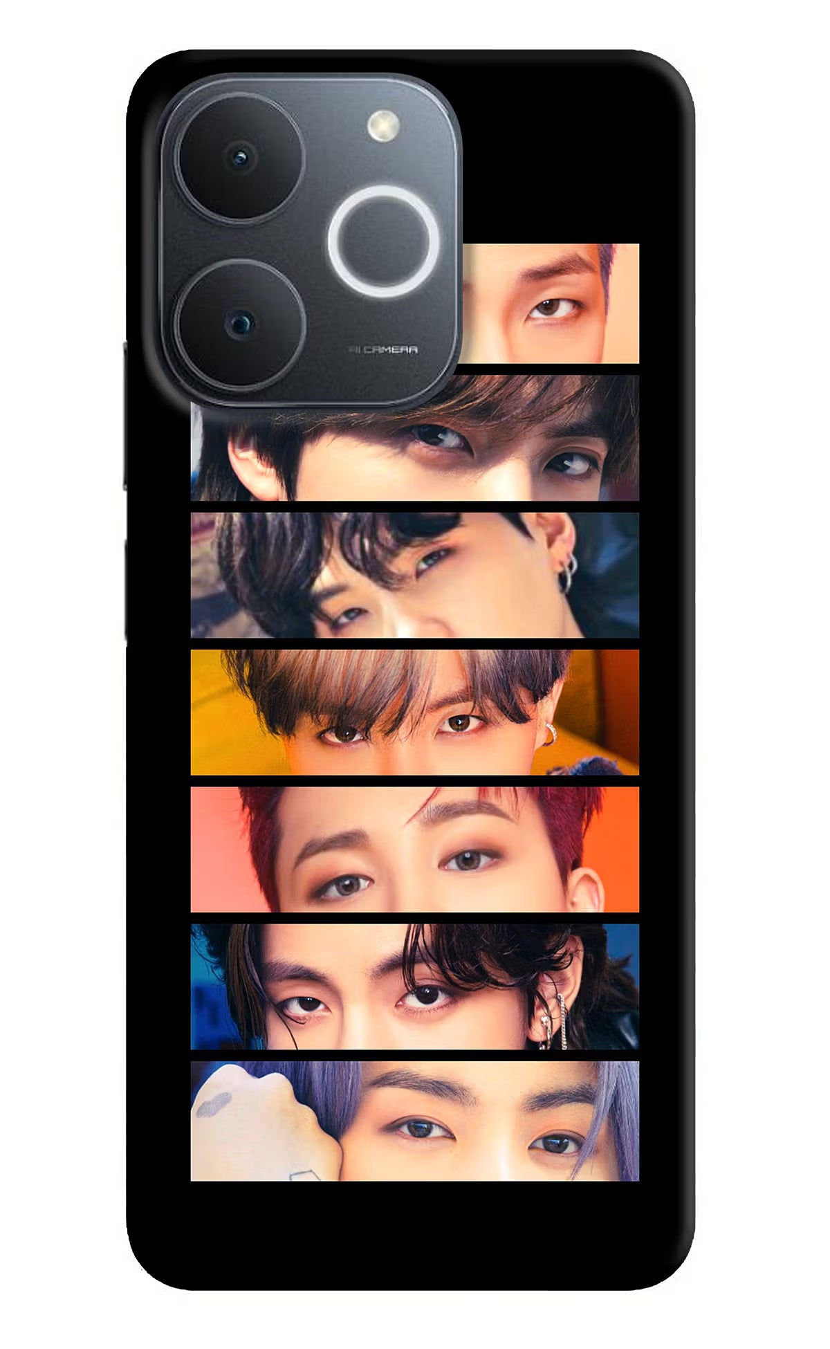 BTS Eyes Realme Narzo 80 Lite 5G Back Cover - BTS Eyes Realme Narzo 80 Lite 5G Back Cover BTS Eyes Realme Narzo 80 Lite 5G Back Cover