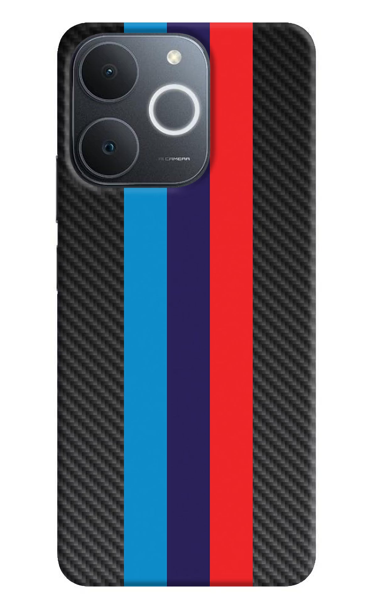 BMW Stripes Pattern Realme Narzo 80 Lite 5G Back Cover - BMW Stripes Pattern Realme Narzo 80 Lite 5G Back Cover BMW Stripes Pattern Realme Narzo 80 Lite 5G Back Cover