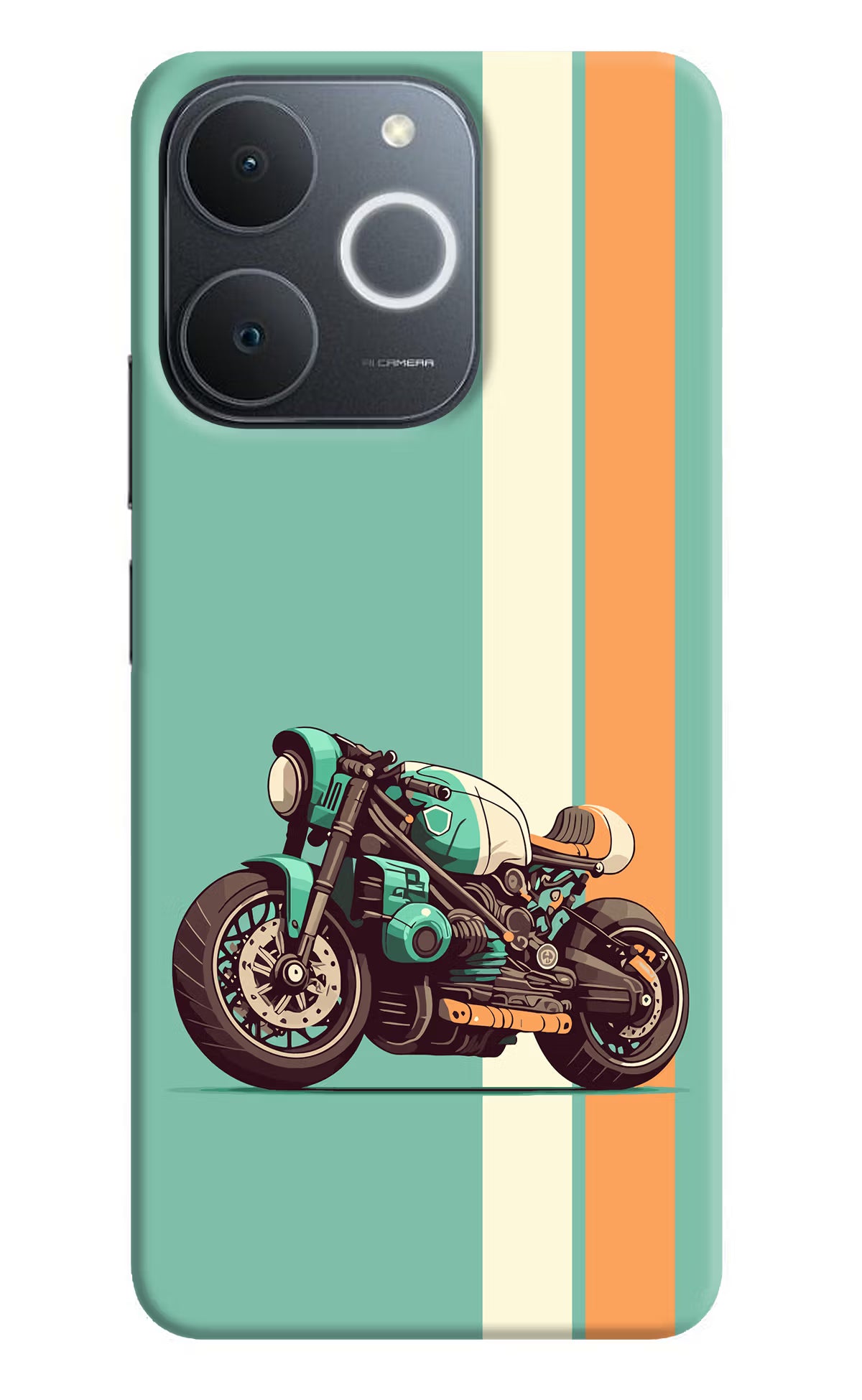 Striped Moto Drift Realme Narzo 80 Lite 5G Back Cover - Striped Moto Drift Realme Narzo 80 Lite 5G Back Cover Striped Moto Drift Realme Narzo 80 Lite 5G Back Cover
