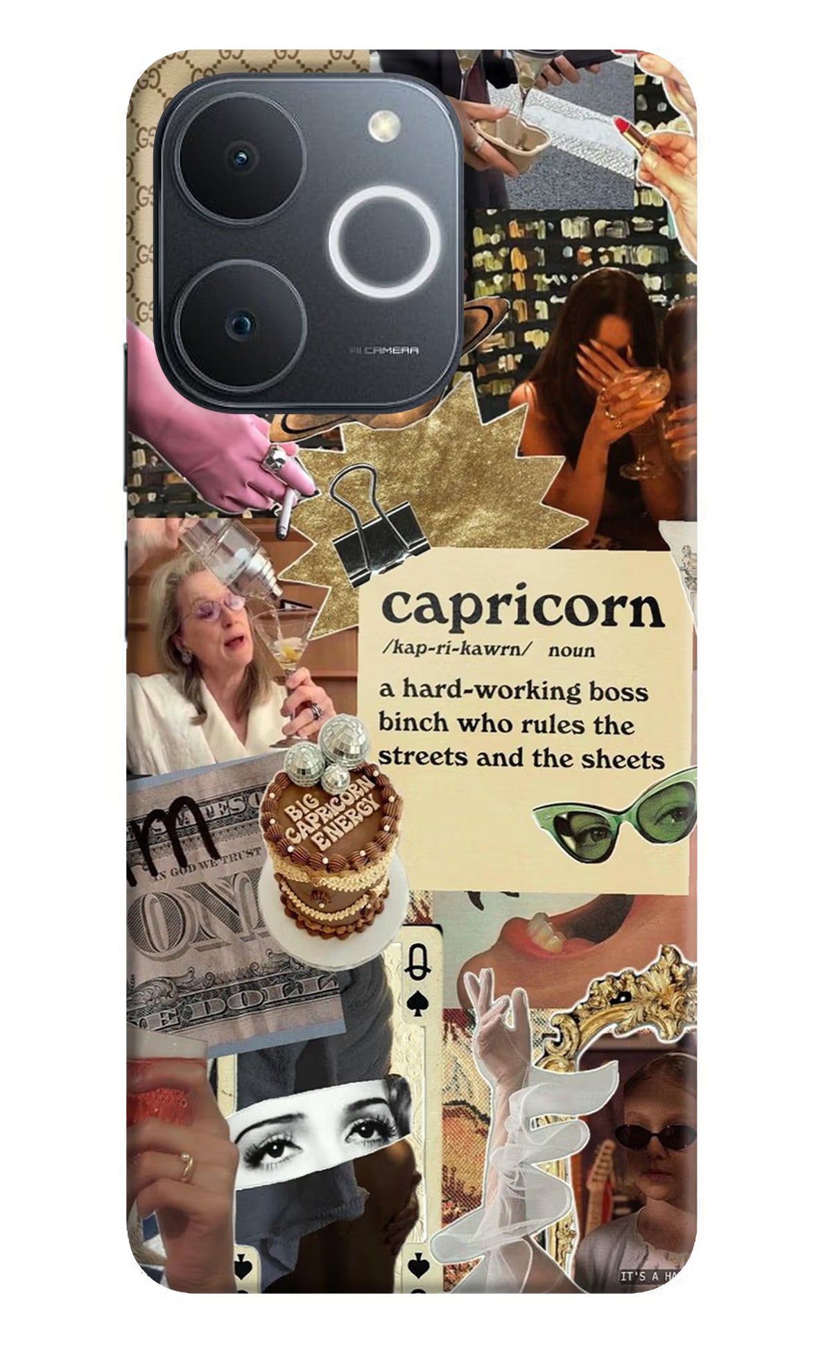 Capricorn Zodiac Realme Narzo 80 Lite 5G Back Cover - Capricorn Zodiac Realme Narzo 80 Lite 5G Back Cover Capricorn Zodiac Realme Narzo 80 Lite 5G Back Cover
