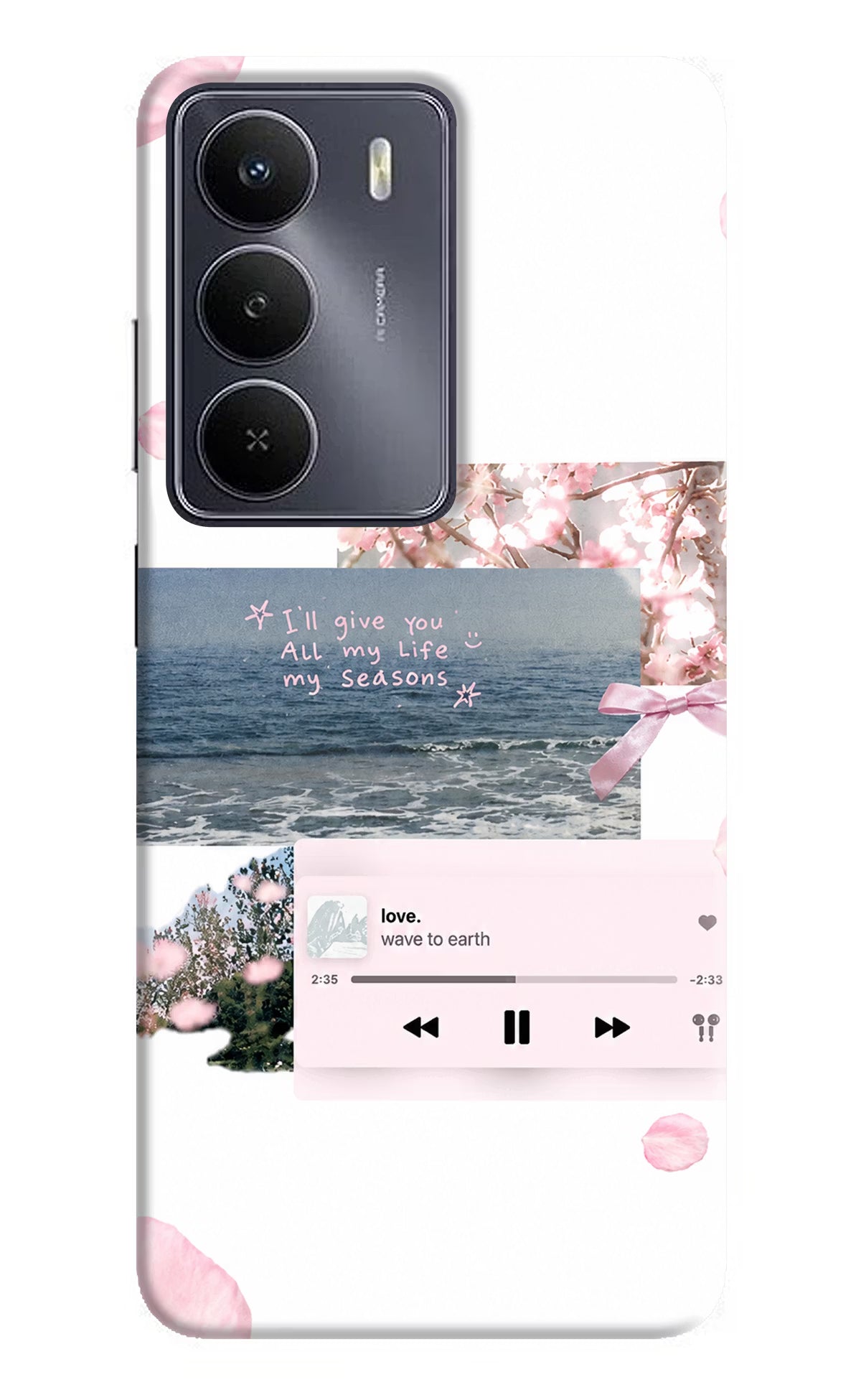 Wave to earth Realme Narzo 80 Lite 5G Back Cover - Wave to earth Realme Narzo 80 Lite 5G Back Cover Wave to earth Realme Narzo 80 Lite 5G Back Cover