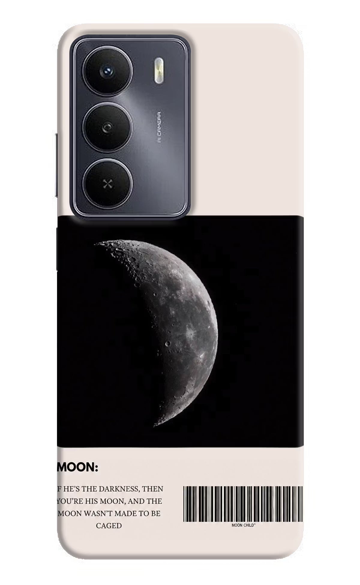 Moon Phase Realme Narzo 80 Lite 5G Back Cover - Moon Phase Realme Narzo 80 Lite 5G Back Cover Moon Phase Realme Narzo 80 Lite 5G Back Cover