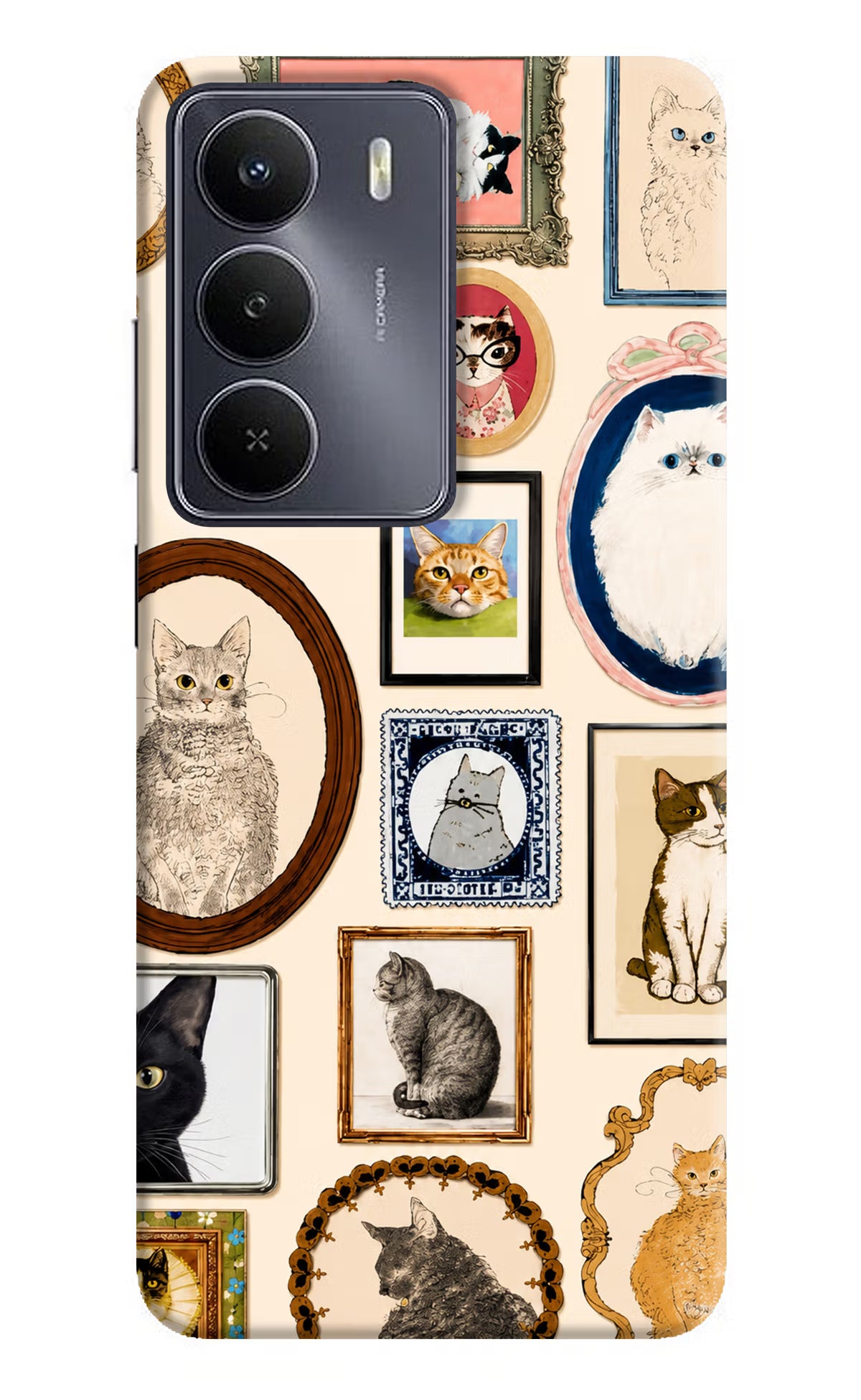 Mirror Cats Realme Narzo 80 Lite 5G Back Cover - Mirror Cats Realme Narzo 80 Lite 5G Back Cover Mirror Cats Realme Narzo 80 Lite 5G Back Cover