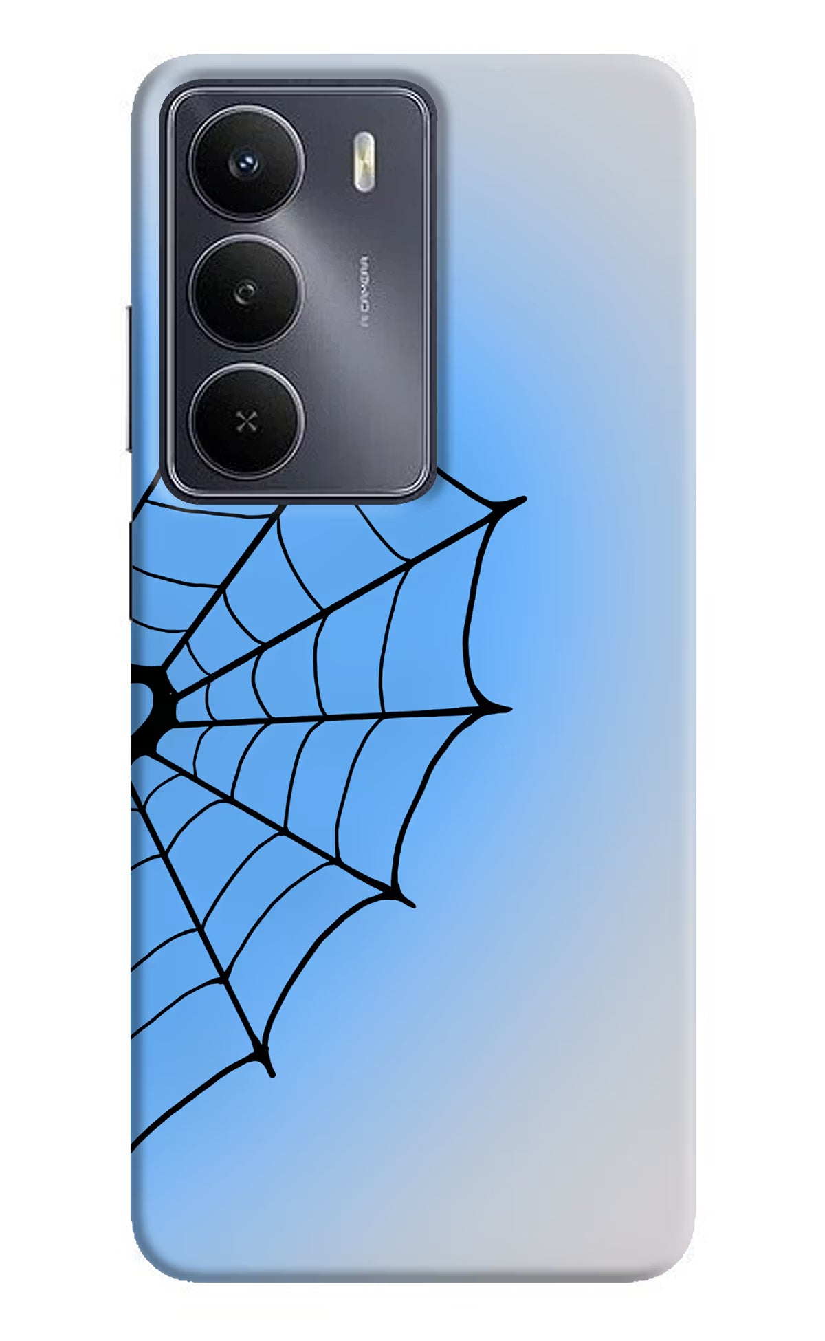 Blue Web Realme Narzo 80 Lite 5G Back Cover - Blue Web Realme Narzo 80 Lite 5G Back Cover Blue Web Realme Narzo 80 Lite 5G Back Cover