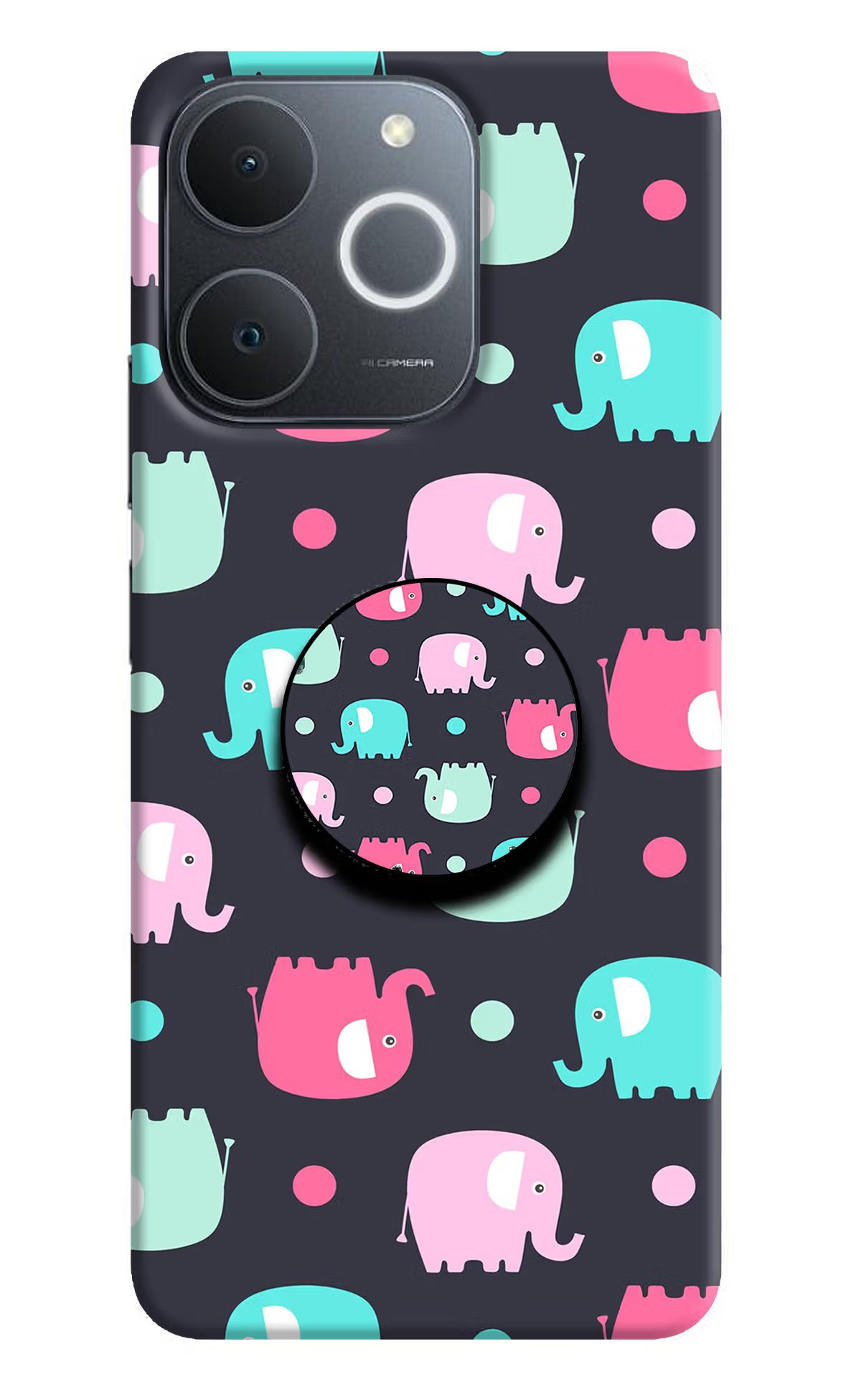 Baby Elephants Realme Narzo 80 Lite 5G Pop Case - Baby Elephants Realme Narzo 80 Lite 5G Pop Case Baby Elephants Realme Narzo 80 Lite 5G Pop Case
