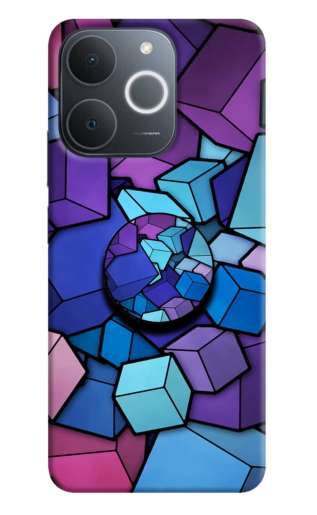 Cubic Abstract Realme Narzo 80 Lite 5G Pop Case - Cubic Abstract Realme Narzo 80 Lite 5G Pop Case Cubic Abstract Realme Narzo 80 Lite 5G Pop Case