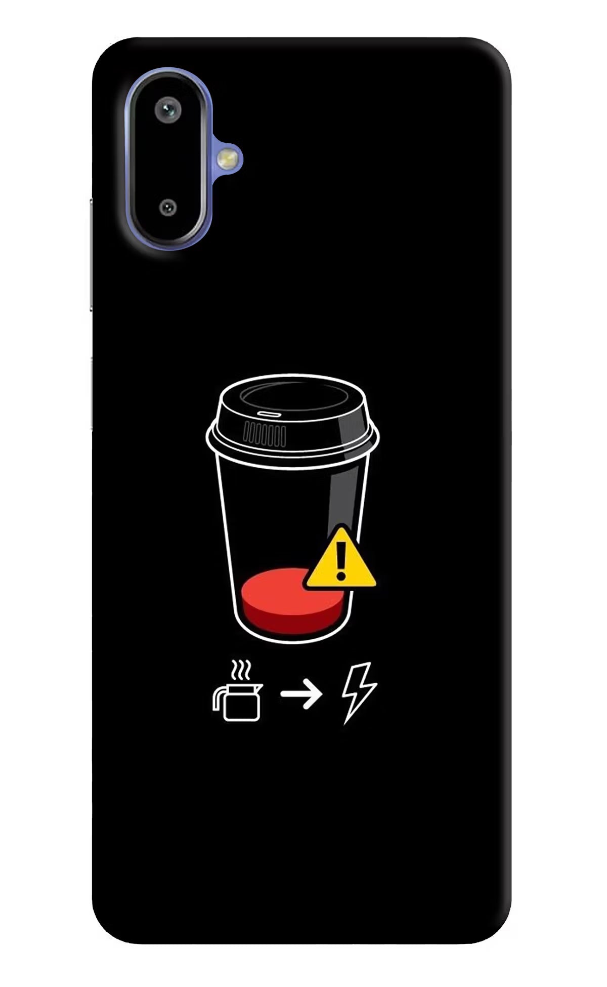 Coffee Samsung F06 5G Back Cover - Coffee Samsung F06 5G Back Cover Coffee Samsung F06 5G Back Cover