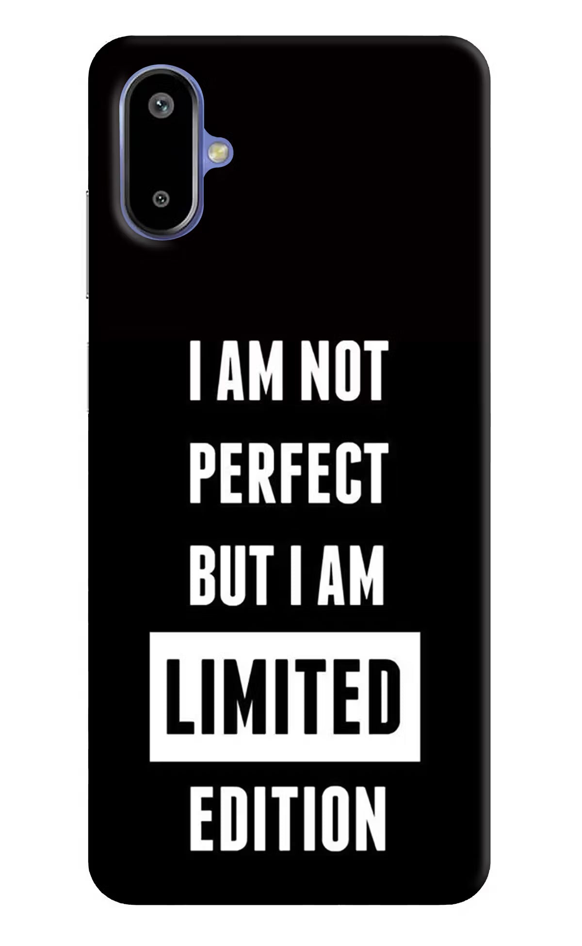 I Am Not Perfect But I Am Limited Edition Samsung F06 5G Back Cover - I Am Not Perfect But I Am Limited Edition Samsung F06 5G Back Cover I Am Not Perfect But I Am Limited Edition Samsung F06 5G Back Cover