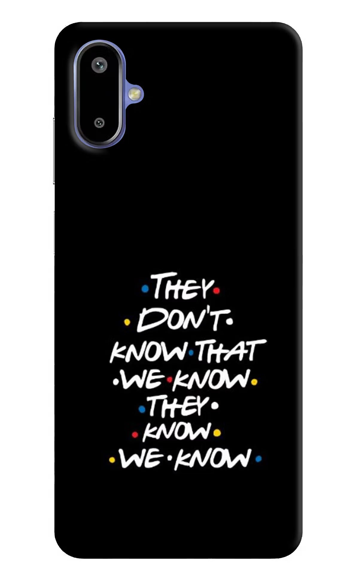 FRIENDS Dialogue Samsung F06 5G Back Cover - FRIENDS Dialogue Samsung F06 5G Back Cover FRIENDS Dialogue Samsung F06 5G Back Cover