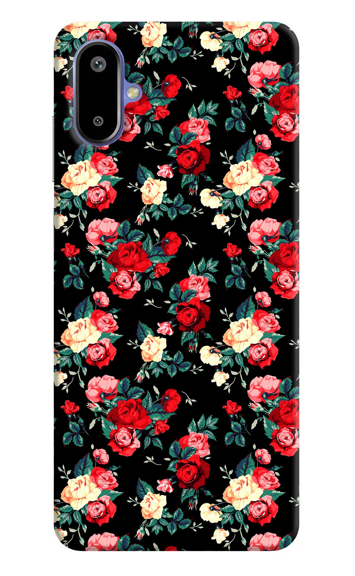Rose Pattern Samsung F06 5G Back Cover - Rose Pattern Samsung F06 5G Back Cover Rose Pattern Samsung F06 5G Back Cover