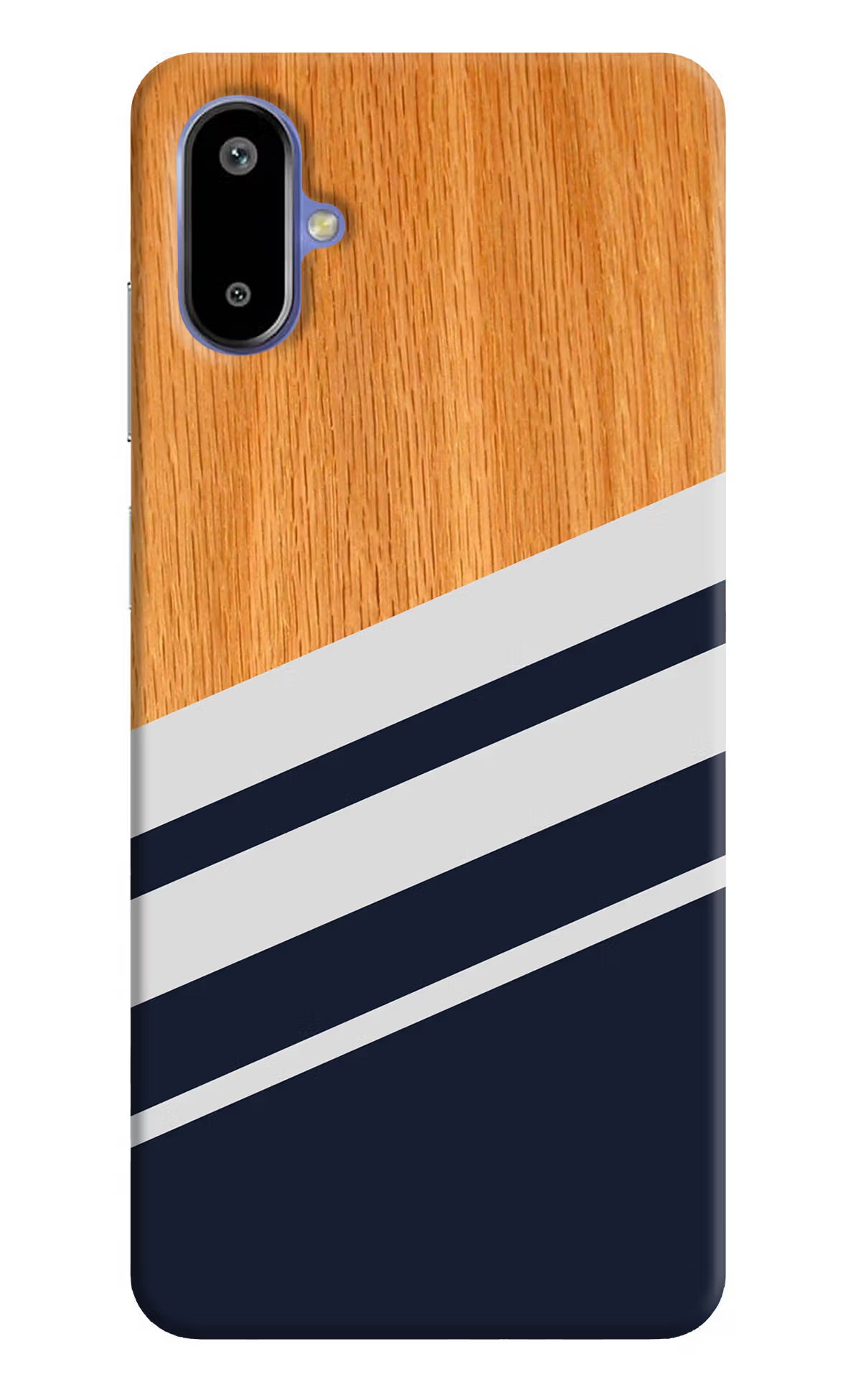 Blue and white wooden Samsung F06 5G Back Cover - Blue and white wooden Samsung F06 5G Back Cover Blue and white wooden Samsung F06 5G Back Cover