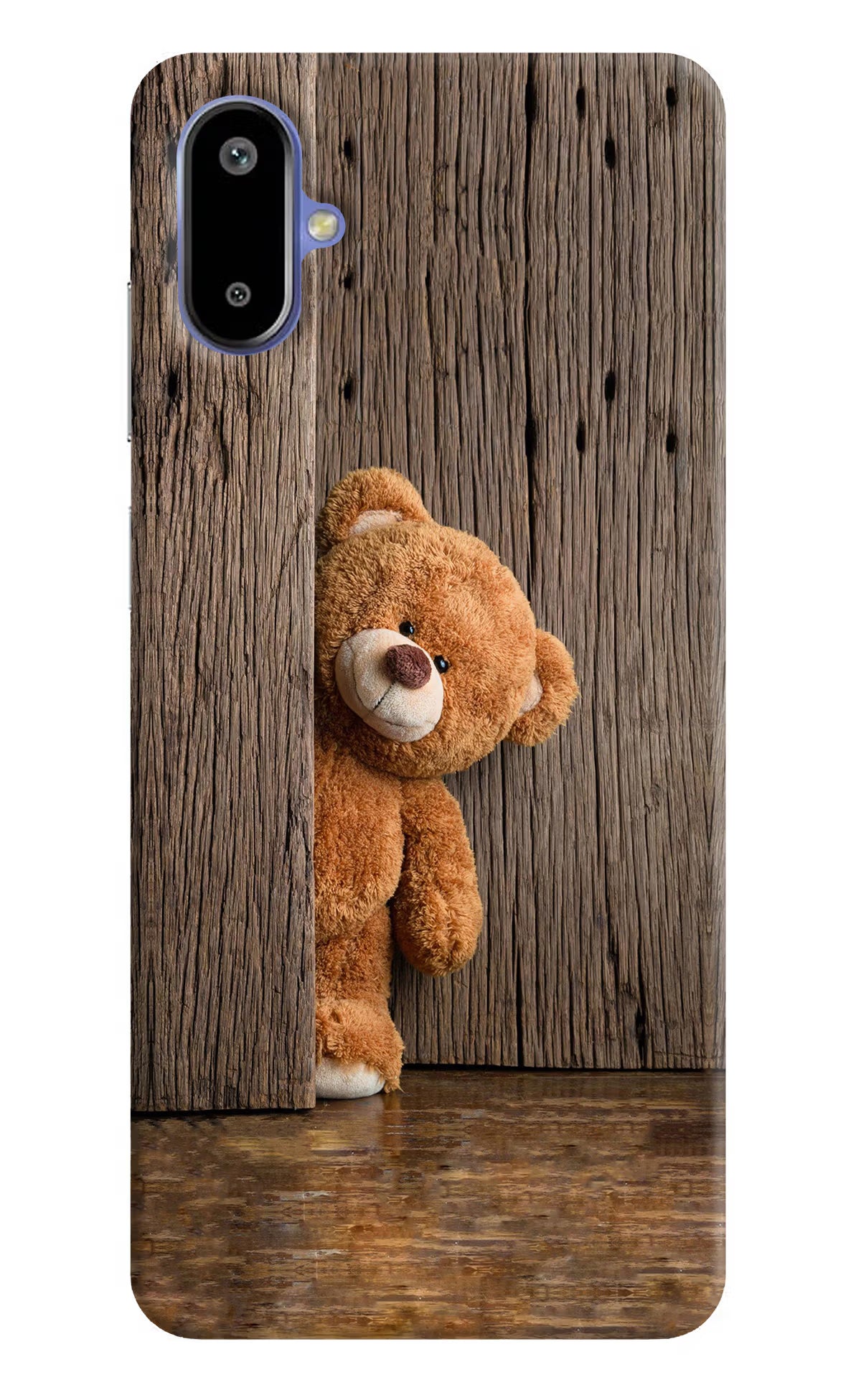 Teddy Wooden Samsung F06 5G Back Cover - Teddy Wooden Samsung F06 5G Back Cover Teddy Wooden Samsung F06 5G Back Cover