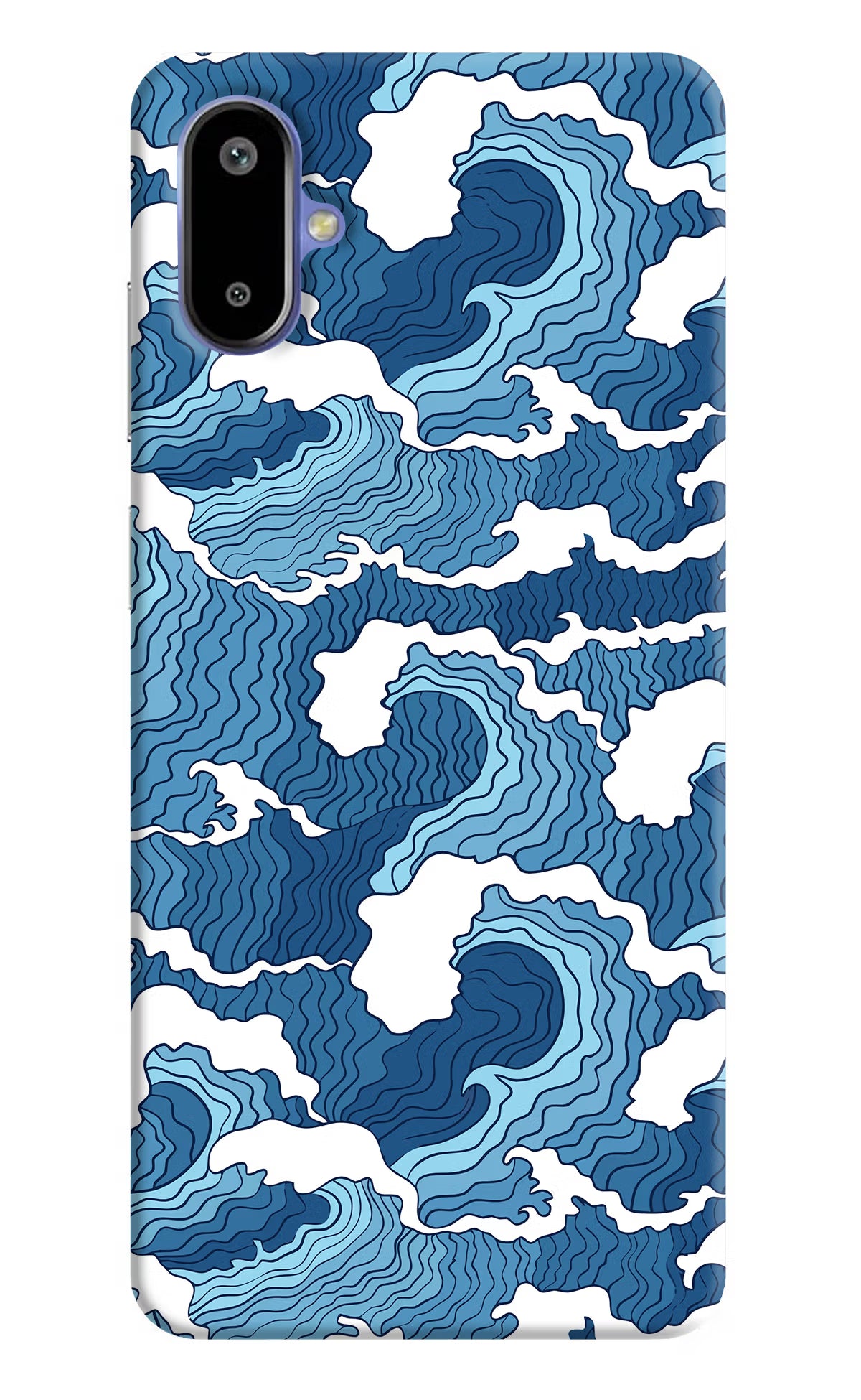 Blue Waves Samsung F06 5G Back Cover - Blue Waves Samsung F06 5G Back Cover Blue Waves Samsung F06 5G Back Cover