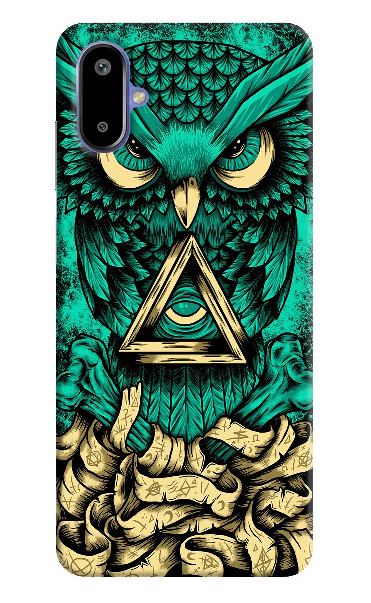 Green Owl Samsung F06 5G Back Cover - Green Owl Samsung F06 5G Back Cover Green Owl Samsung F06 5G Back Cover