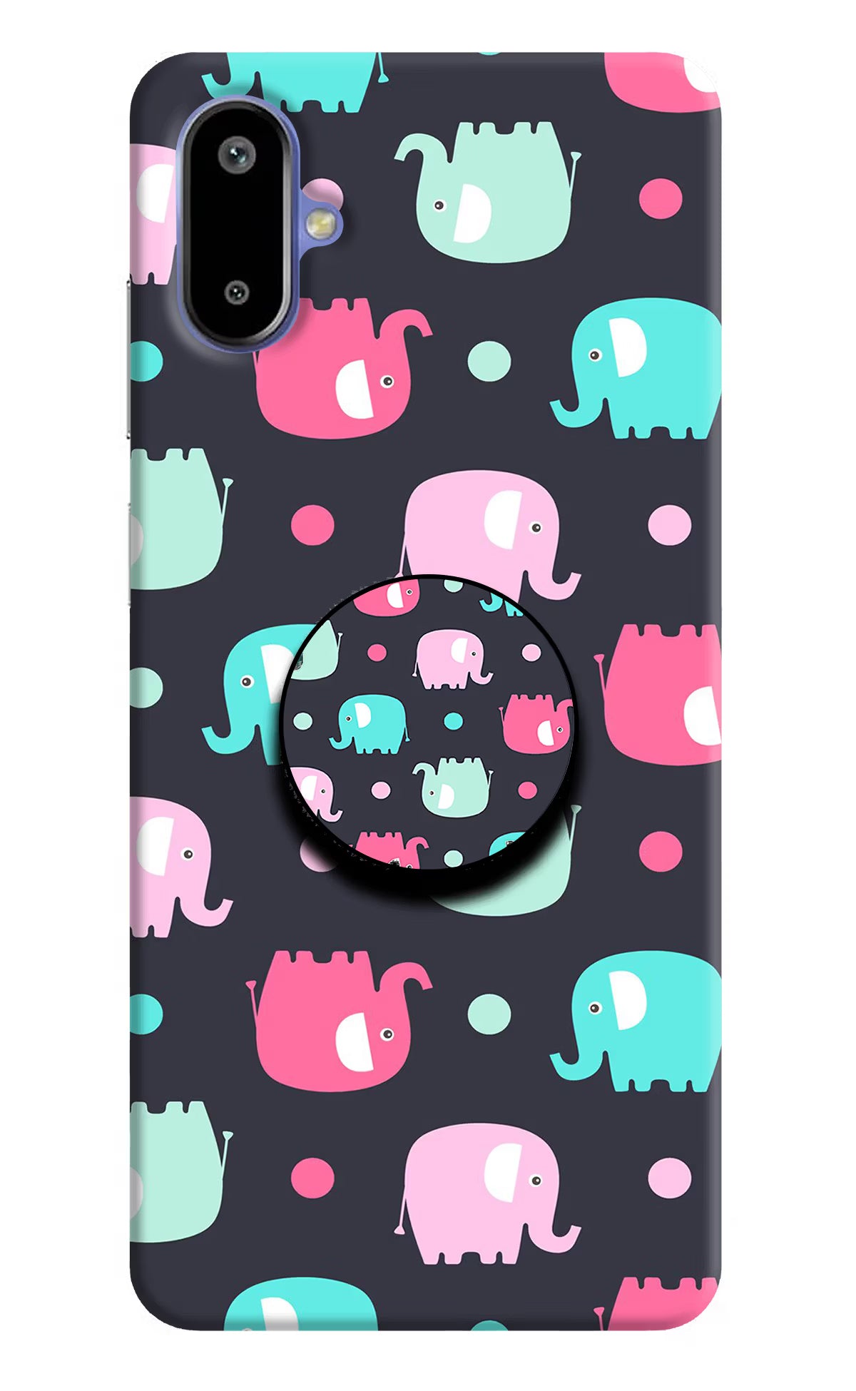 Baby Elephants Samsung F06 5G Pop Case - Baby Elephants Samsung F06 5G Pop Case Baby Elephants Samsung F06 5G Pop Case