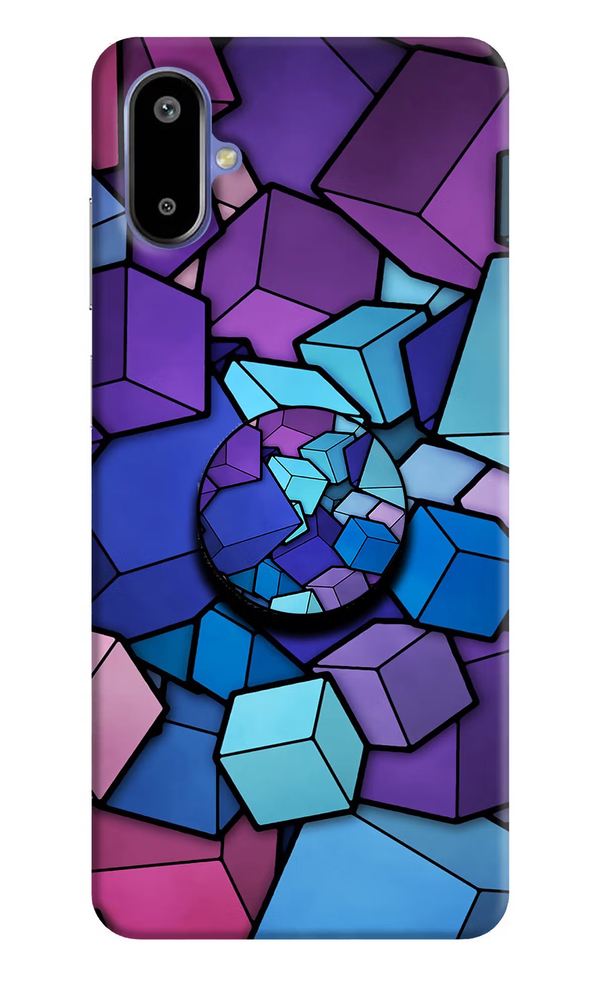 Cubic Abstract Samsung F06 5G Pop Case - Cubic Abstract Samsung F06 5G Pop Case Cubic Abstract Samsung F06 5G Pop Case