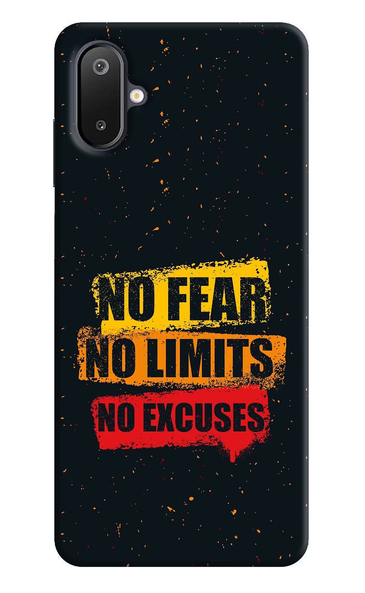 No Fear No Limits No Excuse Samsung M06 5G Back Cover - No Fear No Limits No Excuse Samsung M06 5G Back Cover No Fear No Limits No Excuse Samsung M06 5G Back Cover