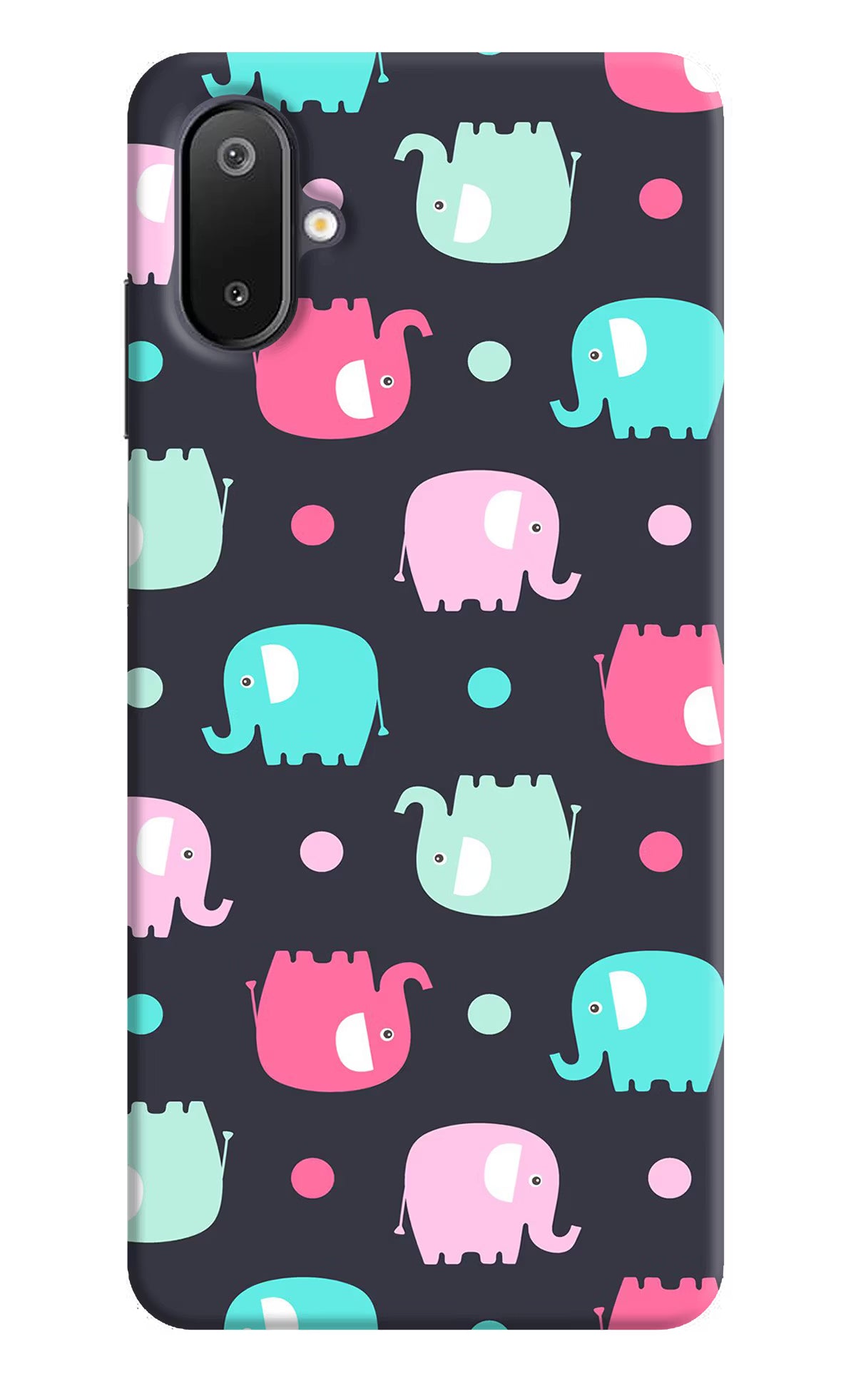 Elephants Samsung M06 5G Back Cover - Elephants Samsung M06 5G Back Cover Elephants Samsung M06 5G Back Cover