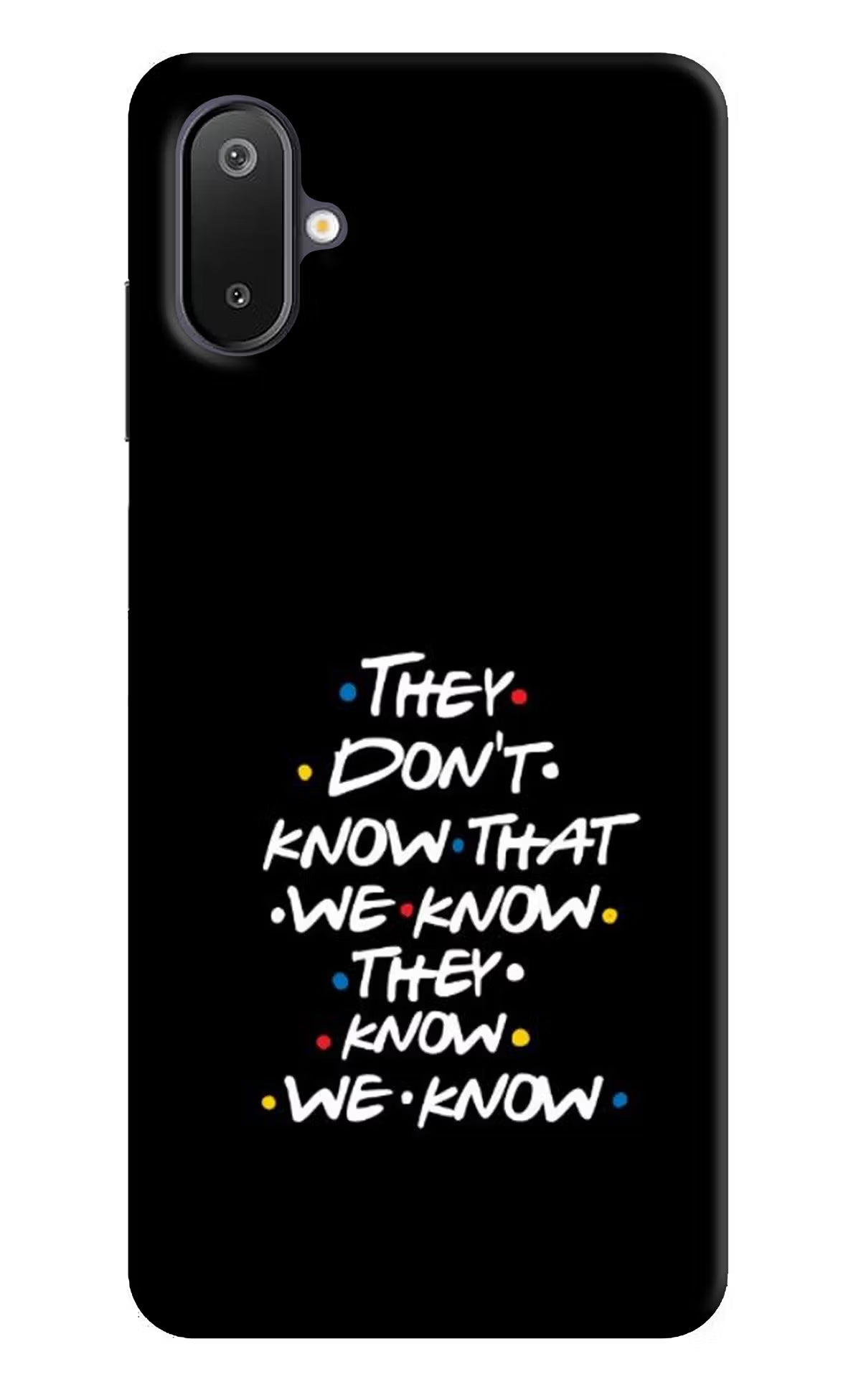 FRIENDS Dialogue Samsung M06 5G Back Cover - FRIENDS Dialogue Samsung M06 5G Back Cover FRIENDS Dialogue Samsung M06 5G Back Cover