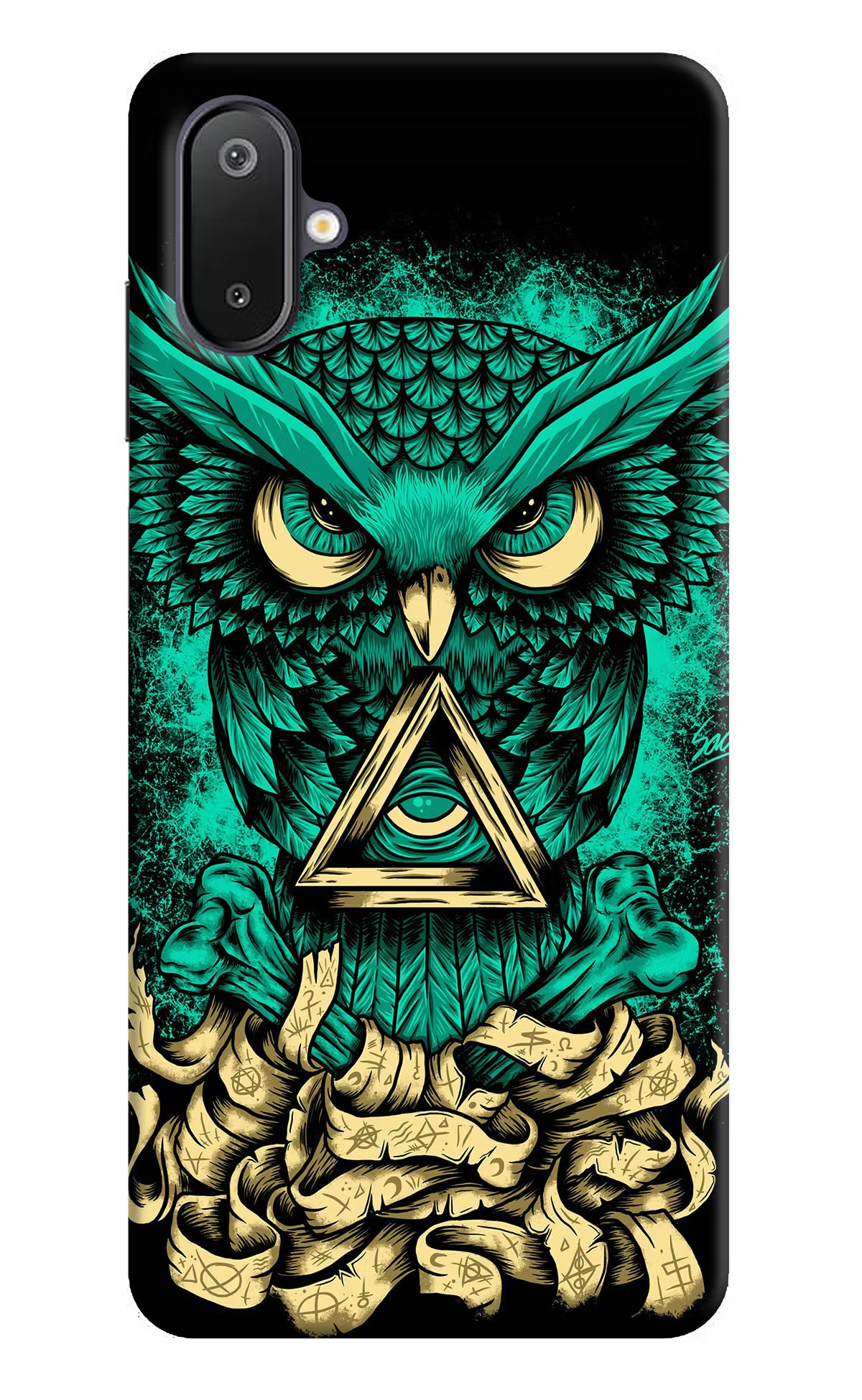 Green Owl Samsung M06 5G Back Cover - Green Owl Samsung M06 5G Back Cover Green Owl Samsung M06 5G Back Cover