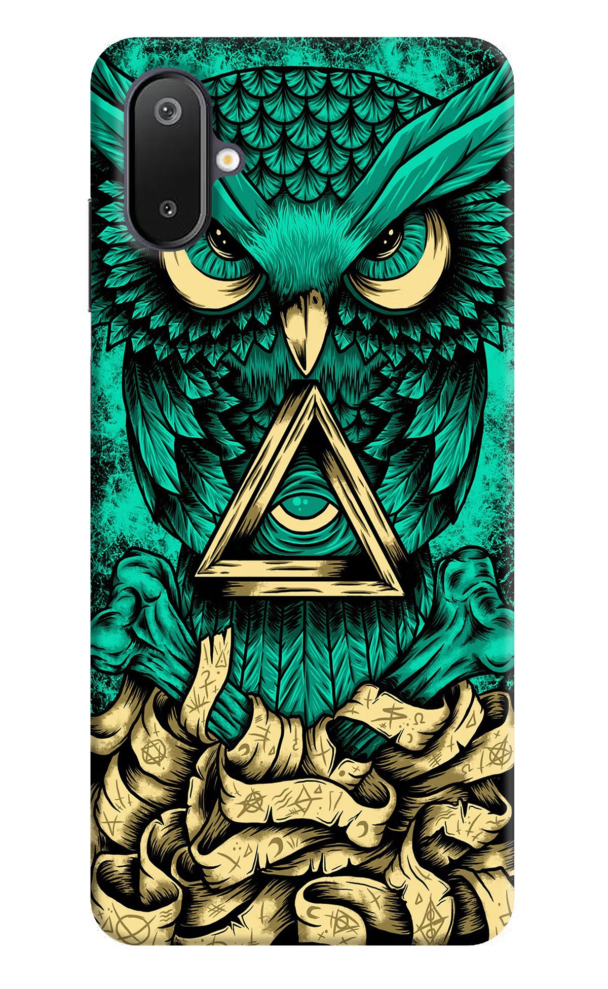 Green Owl Samsung M06 5G Back Cover - Green Owl Samsung M06 5G Back Cover Green Owl Samsung M06 5G Back Cover