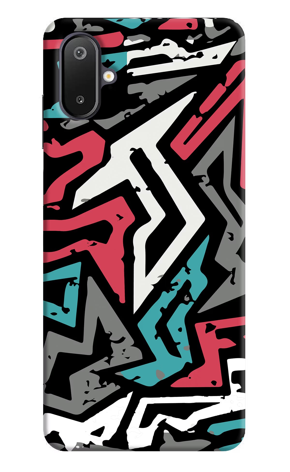 Geometric Graffiti Samsung M06 5G Back Cover - Geometric Graffiti Samsung M06 5G Back Cover Geometric Graffiti Samsung M06 5G Back Cover