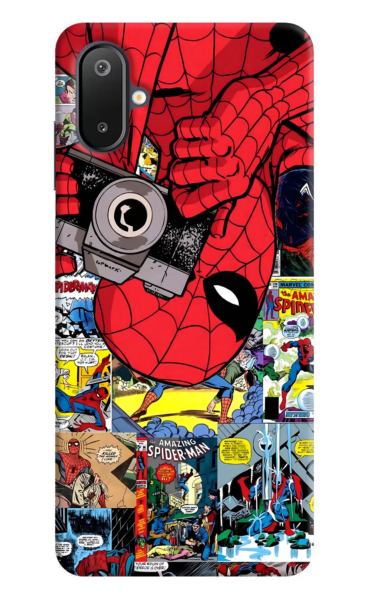 Spider Man Samsung M06 5G Back Cover - Spider Man Samsung M06 5G Back Cover Spider Man Samsung M06 5G Back Cover