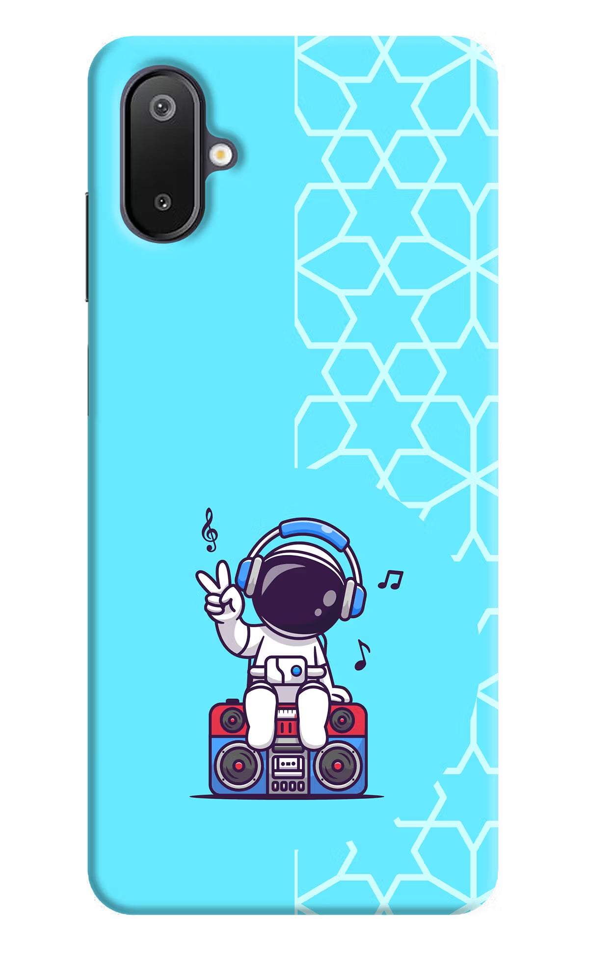 Cute Astronaut Chilling Samsung M06 5G Back Cover - Cute Astronaut Chilling Samsung M06 5G Back Cover Cute Astronaut Chilling Samsung M06 5G Back Cover