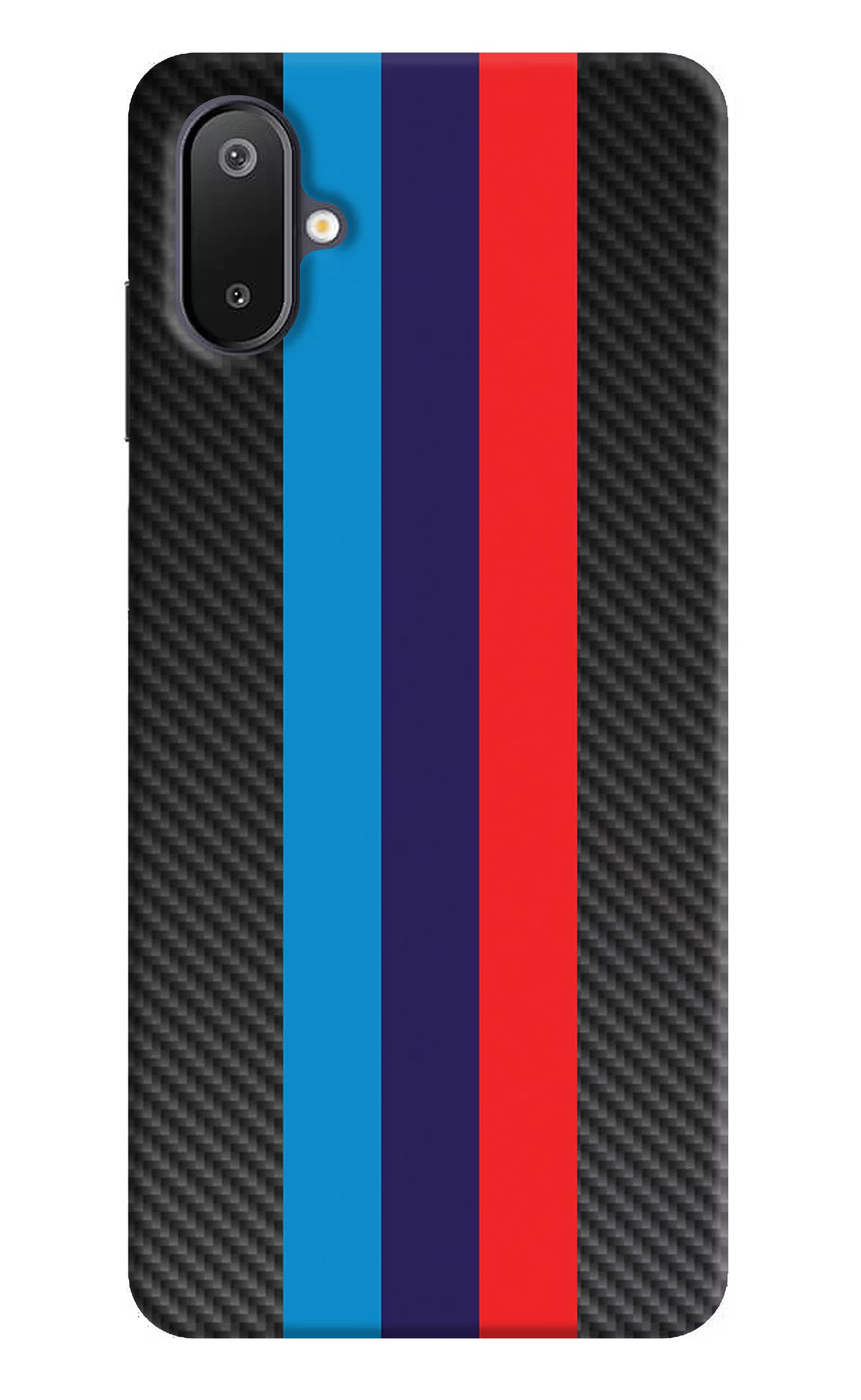 BMW Stripes Pattern Samsung M06 5G Back Cover - BMW Stripes Pattern Samsung M06 5G Back Cover BMW Stripes Pattern Samsung M06 5G Back Cover