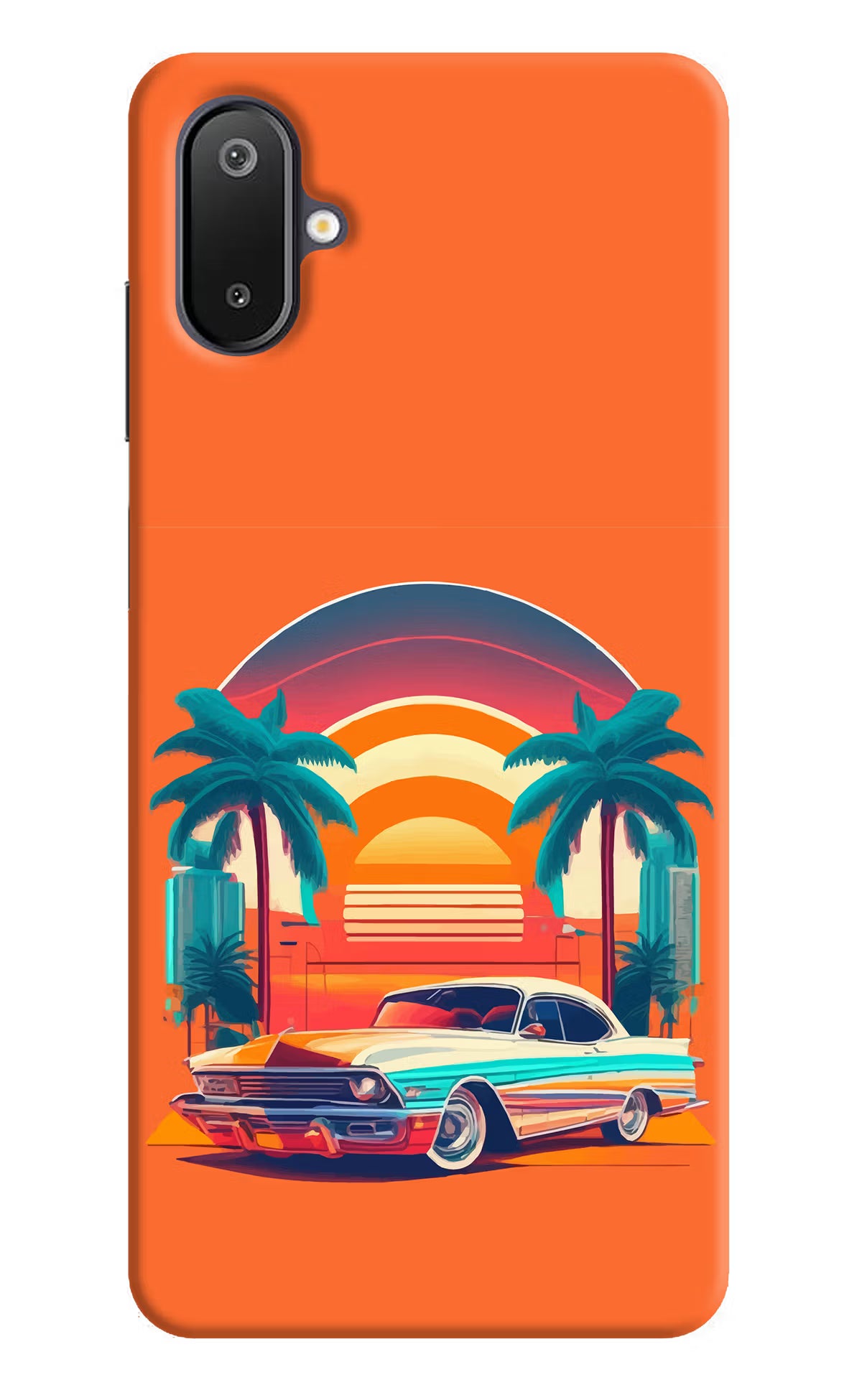 Palm Drive 80s Samsung M06 5G Back Cover - Palm Drive 80s Samsung M06 5G Back Cover Palm Drive 80s Samsung M06 5G Back Cover