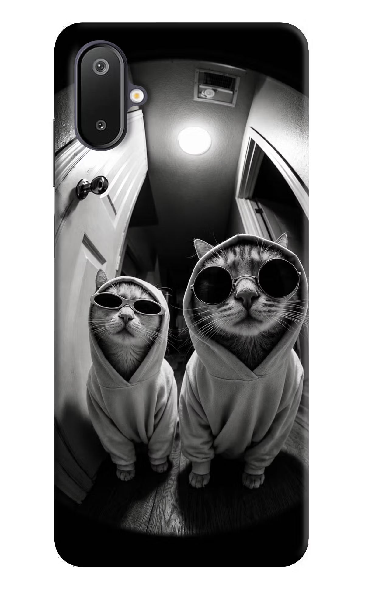 Hood Cats Samsung M06 5G Back Cover - Hood Cats Samsung M06 5G Hard Case Back Cover by Casekaro Hood Cats Samsung M06 5G Hard Case Back Cover by Casekaro