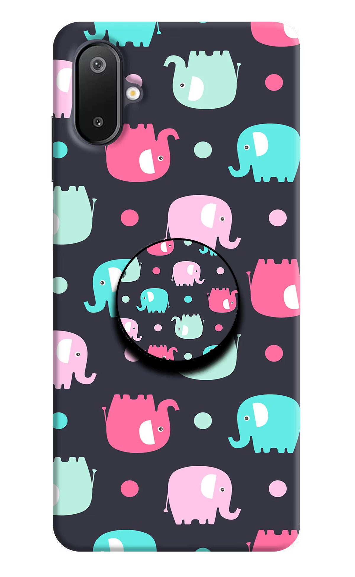 Baby Elephants Samsung M06 5G Pop Case - Baby Elephants Samsung M06 5G Pop Case Baby Elephants Samsung M06 5G Pop Case