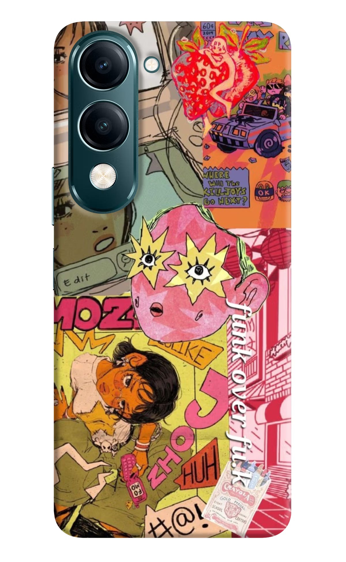 Funkover Vivo Y19s 5G Back Cover - Funkover Vivo Y19s 5G Back Cover Funkover Vivo Y19s 5G Back Cover