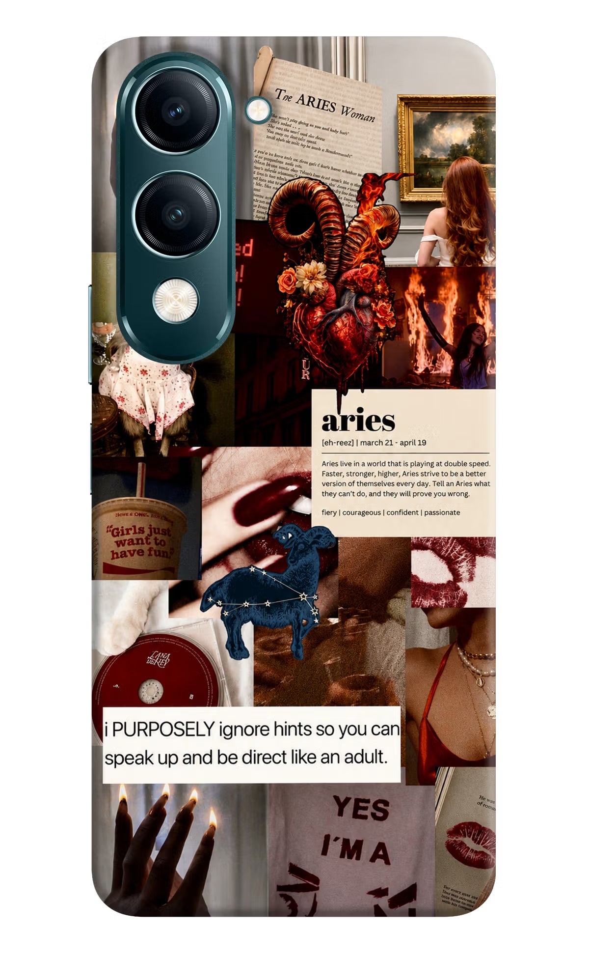 Zodiac Aries Vivo Y19s 5G Back Cover - Zodiac Aries Vivo Y19s 5G Back Cover Zodiac Aries Vivo Y19s 5G Back Cover