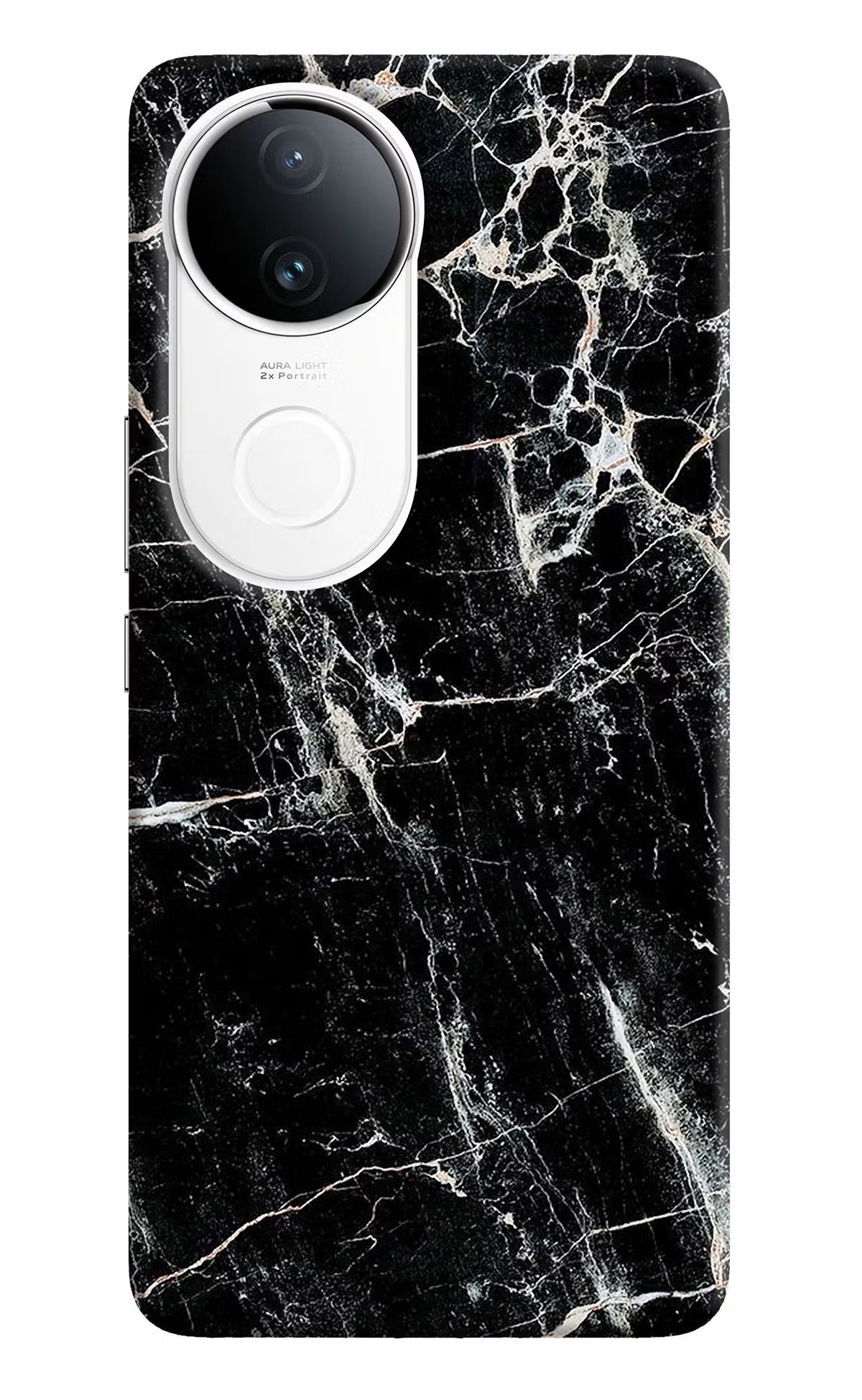 Black Marble Texture Vivo T4R 5G Back Cover - Black Marble Texture Vivo T4R 5G Hard Case Back Cover by Casekaro Black Marble Texture Vivo T4R 5G Hard Case Back Cover by Casekaro