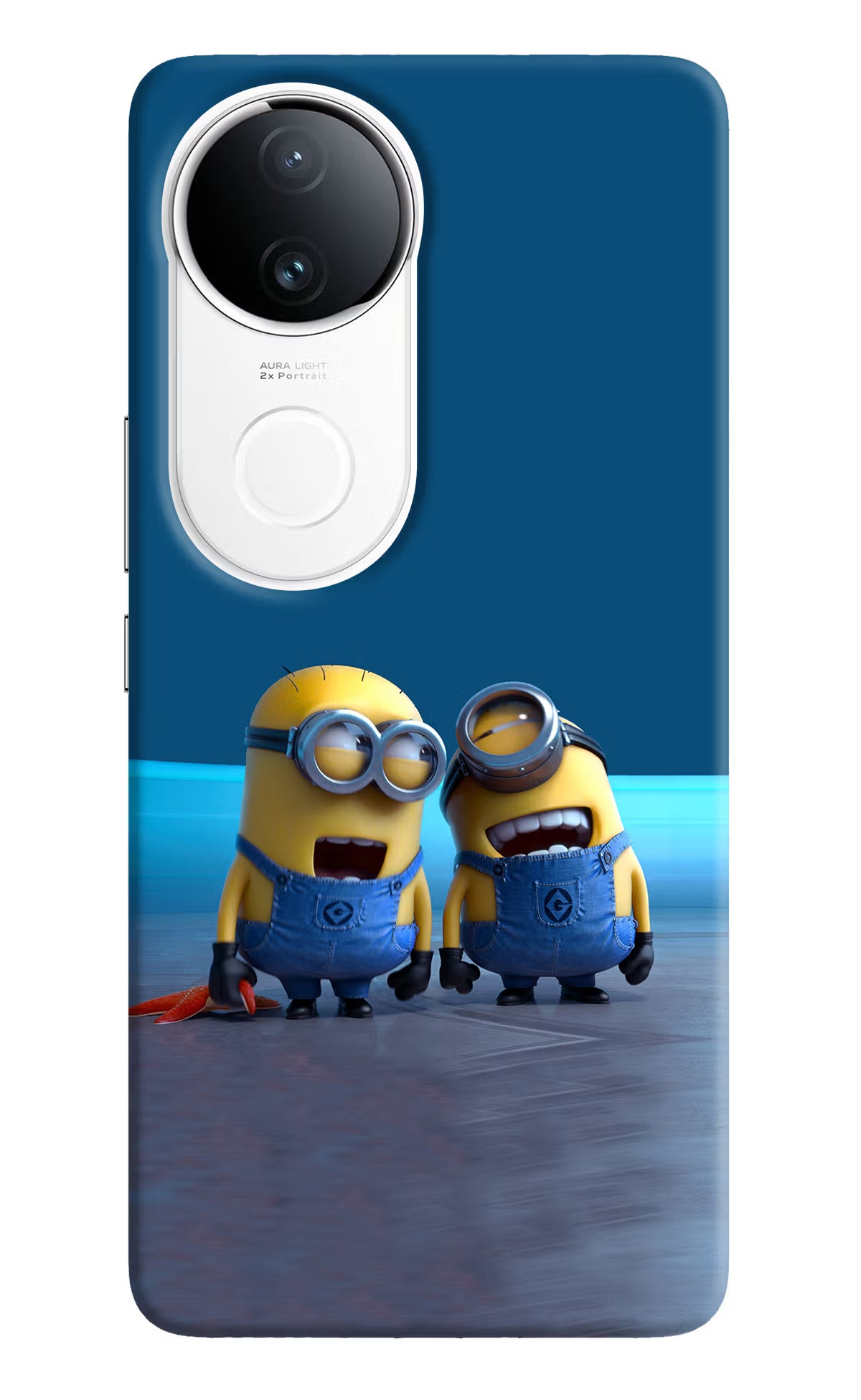Minion Laughing Vivo T4R 5G Back Cover - Minion Laughing Vivo T4R 5G Hard Case Back Cover by Casekaro Minion Laughing Vivo T4R 5G Hard Case Back Cover by Casekaro