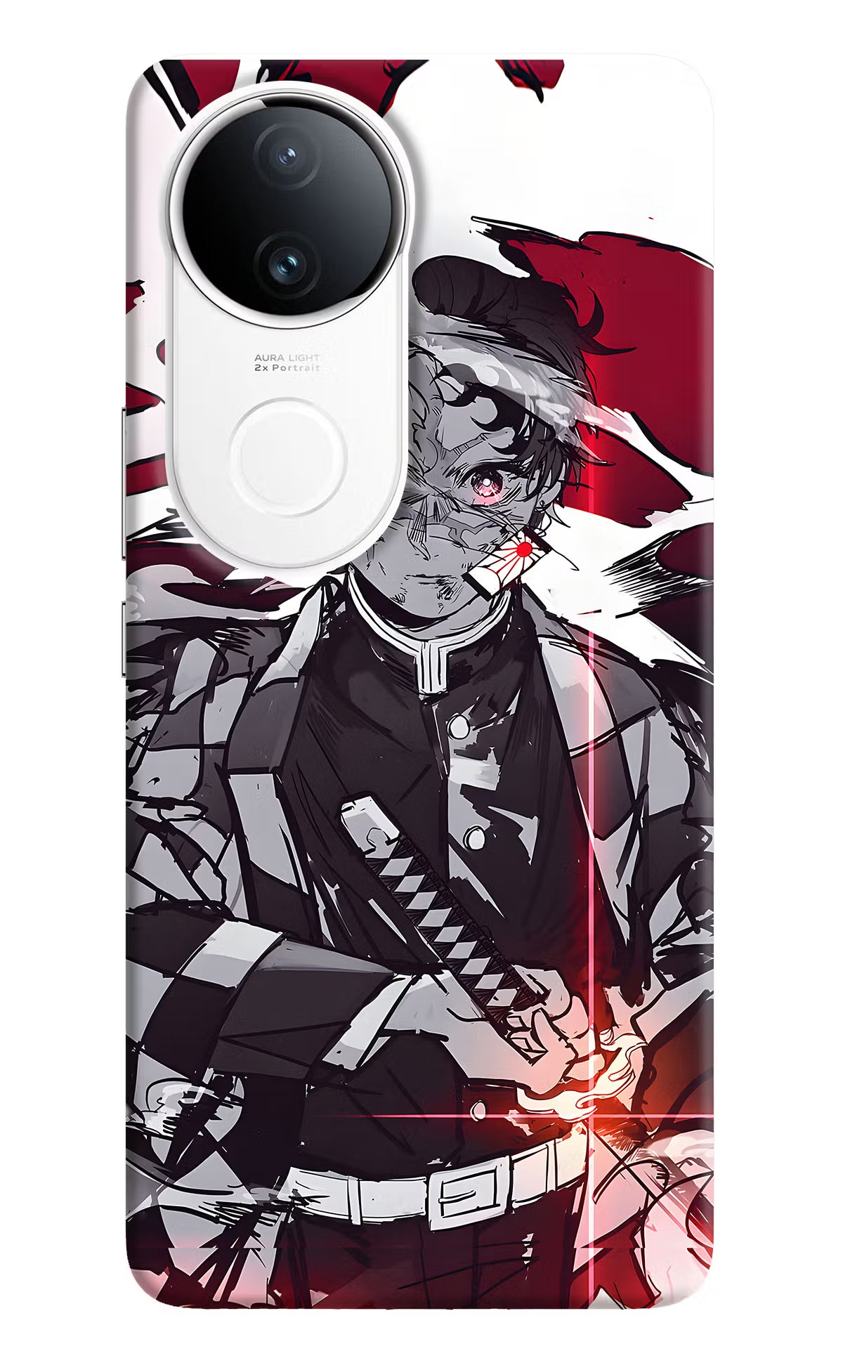 Demon Slayer Vivo T4R 5G Back Cover - Demon Slayer Vivo T4R 5G Back Cover Demon Slayer Vivo T4R 5G Back Cover