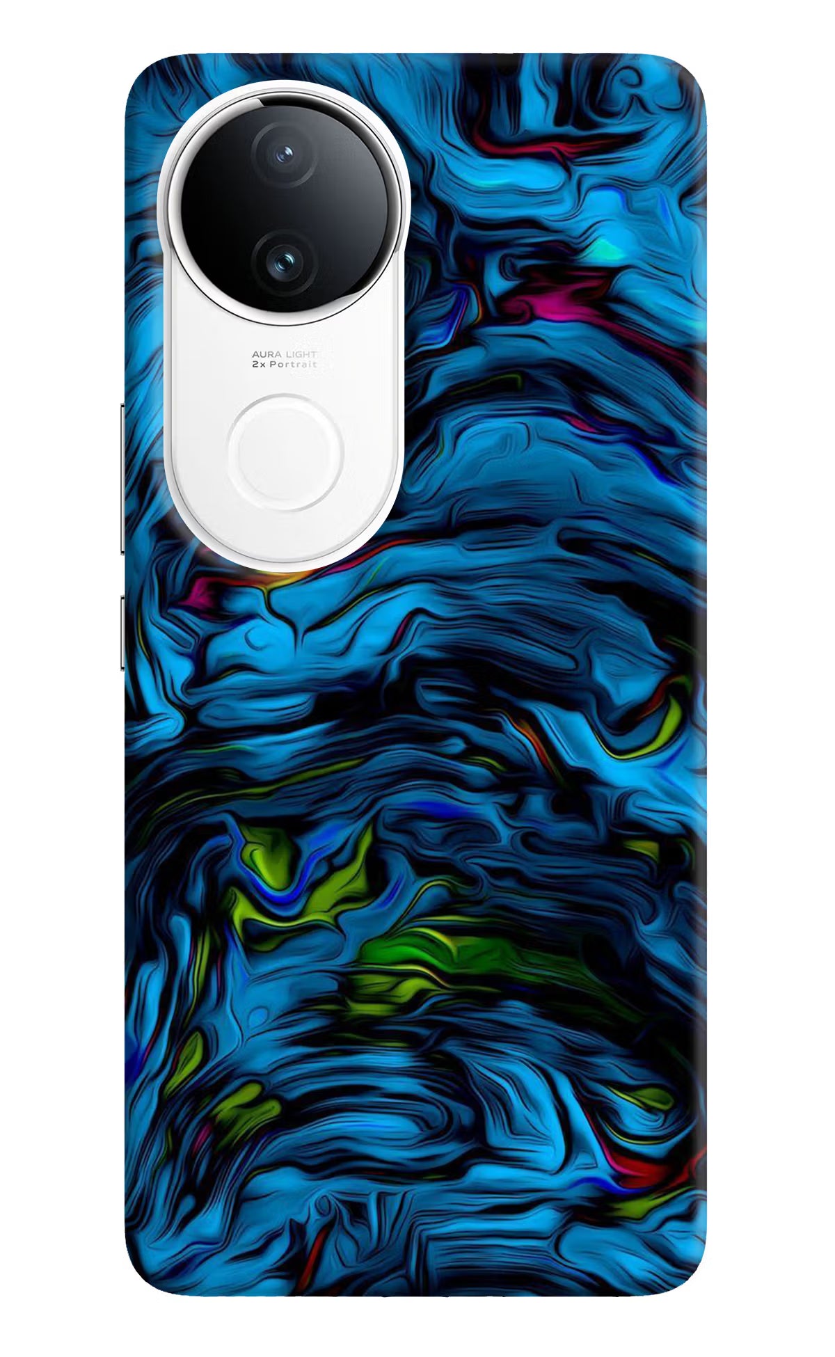 Dark Blue Abstract Vivo T4R 5G Back Cover - Dark Blue Abstract Vivo T4R 5G Back Cover Dark Blue Abstract Vivo T4R 5G Back Cover