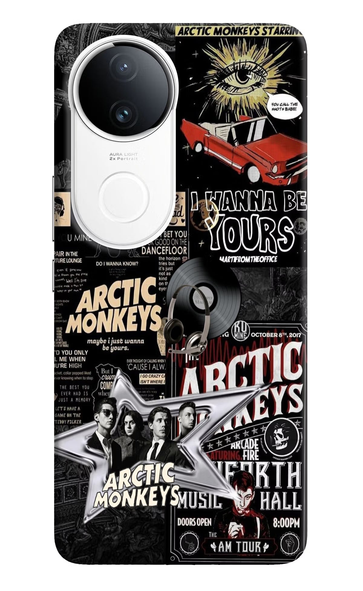 Arctic Monkeys Vivo T4R 5G Back Cover - Arctic Monkeys Vivo T4R 5G Hard Case Back Cover by Casekaro Arctic Monkeys Vivo T4R 5G Hard Case Back Cover by Casekaro