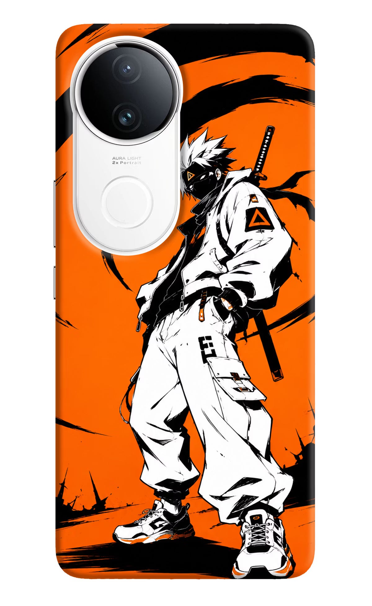 Street Samurai Vivo T4R 5G Back Cover - Street Samurai Vivo T4R 5G Hard Case Back Cover by Casekaro Street Samurai Vivo T4R 5G Hard Case Back Cover by Casekaro