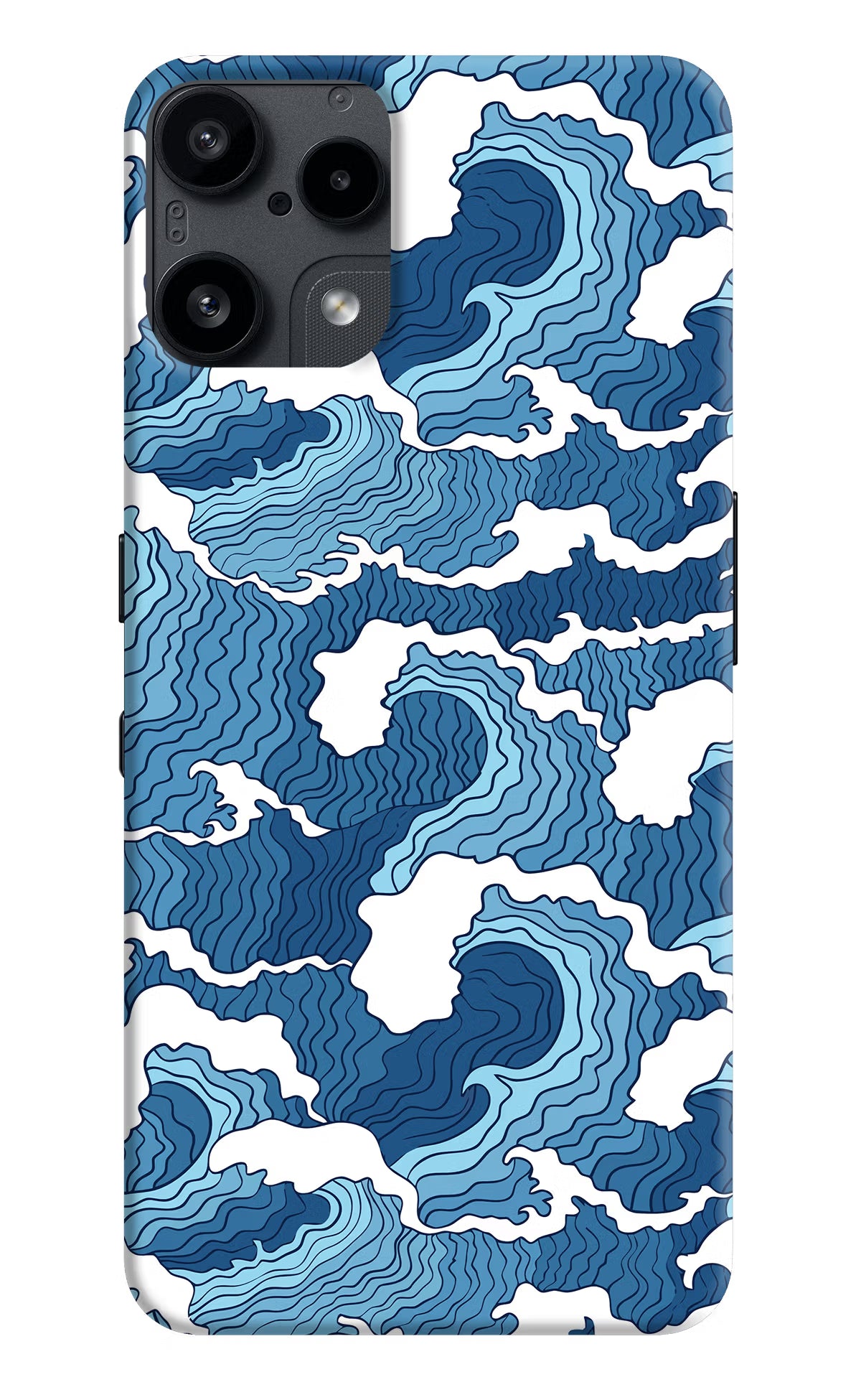 Blue Waves Nothing Phone 3A Lite Back Cover - Blue Waves Nothing Phone 3A Lite Back Cover Blue Waves Nothing Phone 3A Lite Back Cover