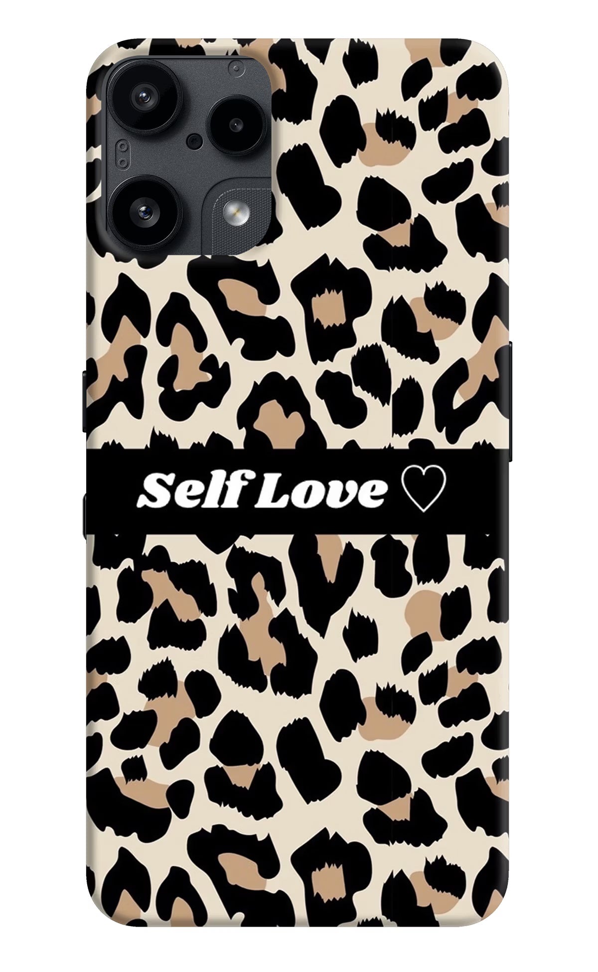 Leopard Print Self Love Nothing Phone 3A Lite Back Cover - Leopard Print Self Love Nothing Phone 3A Lite Back Cover Leopard Print Self Love Nothing Phone 3A Lite Back Cover